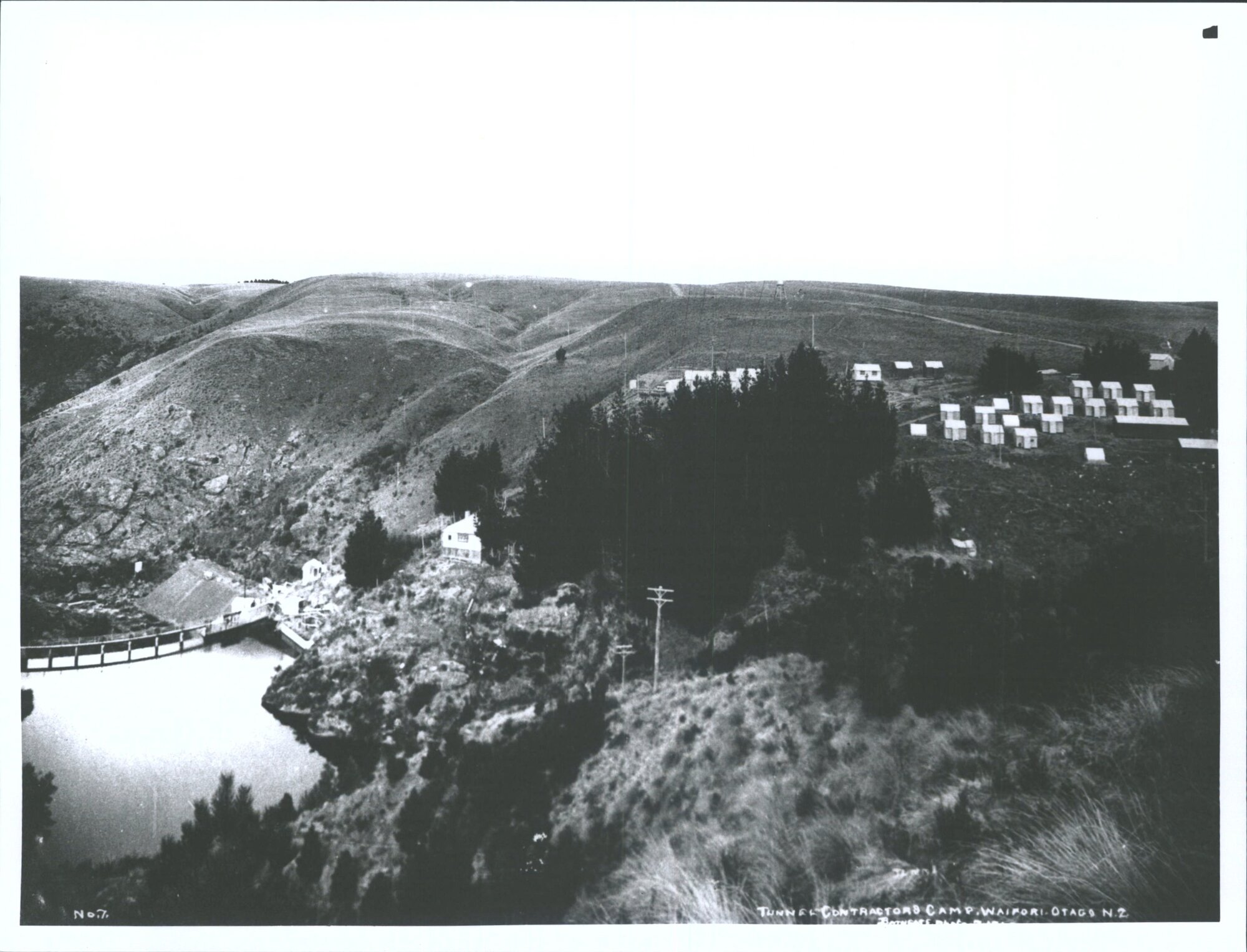 Tunnel Contractors Camp, Waipori, Otago, N.Z.