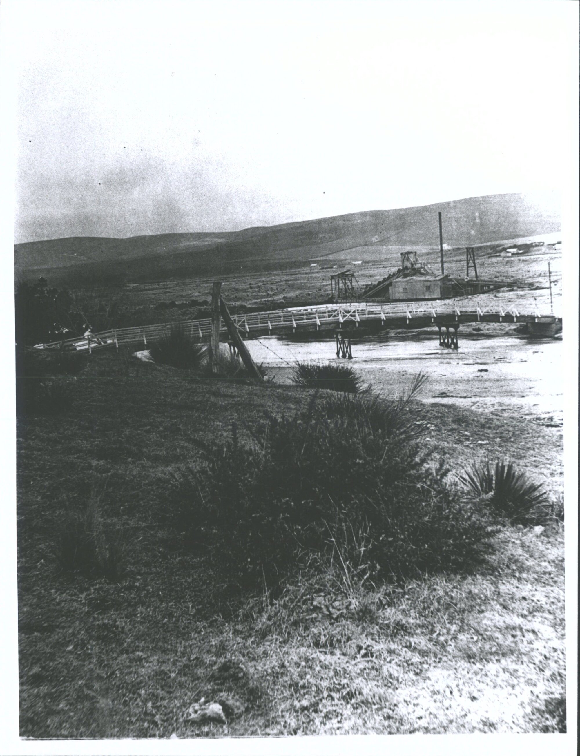 Waipori Bridge and Upper Waipori Dredge