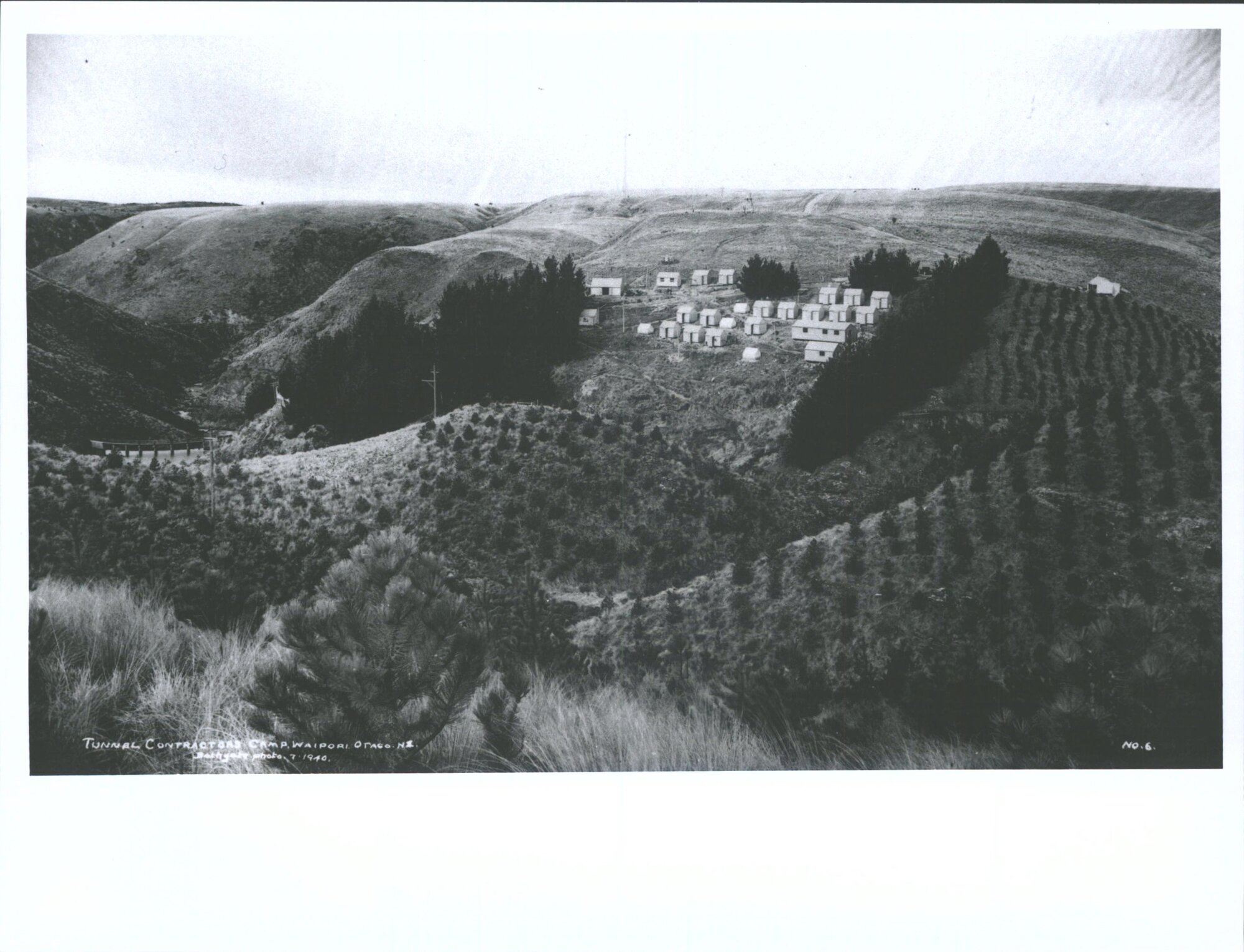 Tunnel Contractors Camp, Waipori, Otago, N.Z.