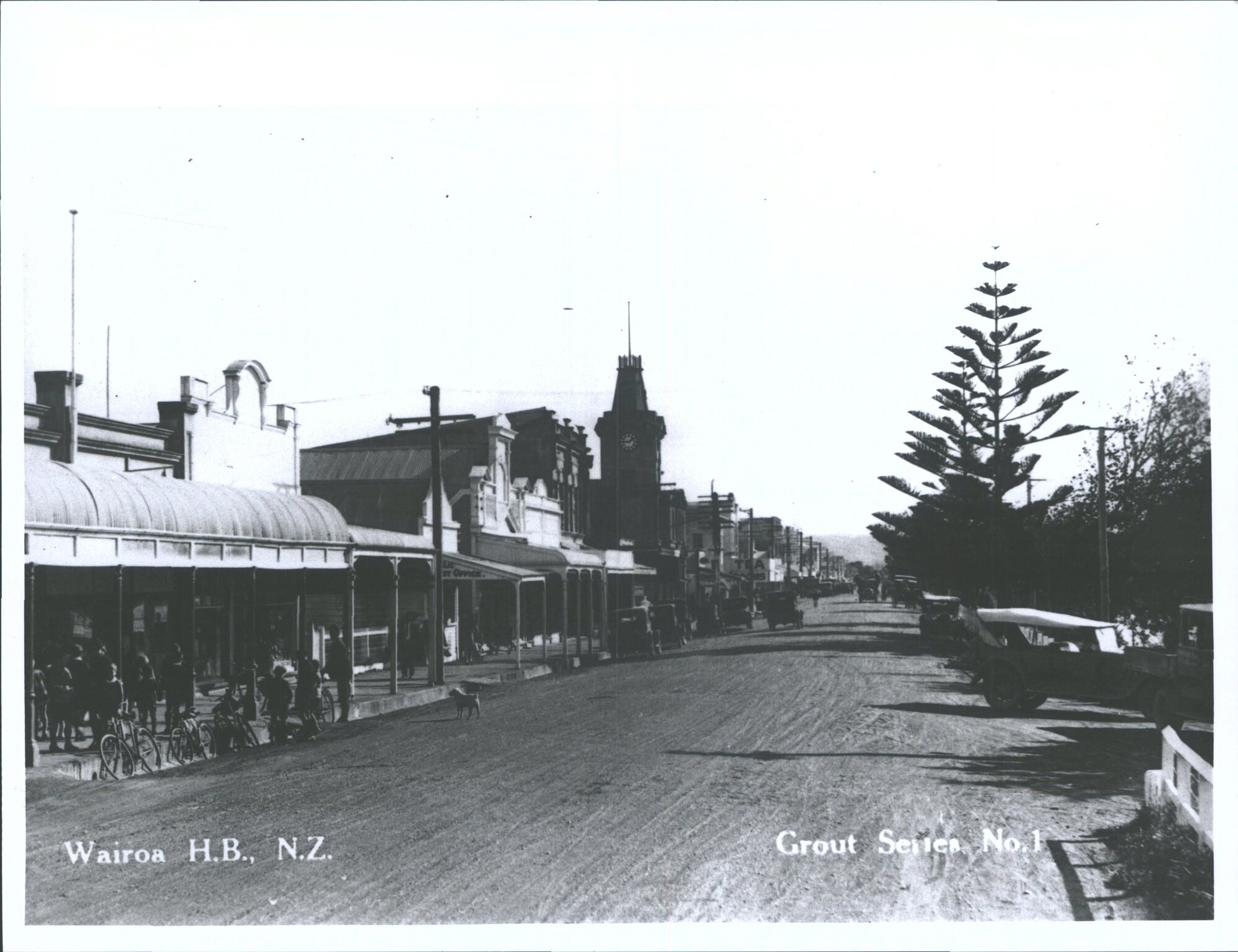 Marine Parade Looking West, Wairoa, N.Z.