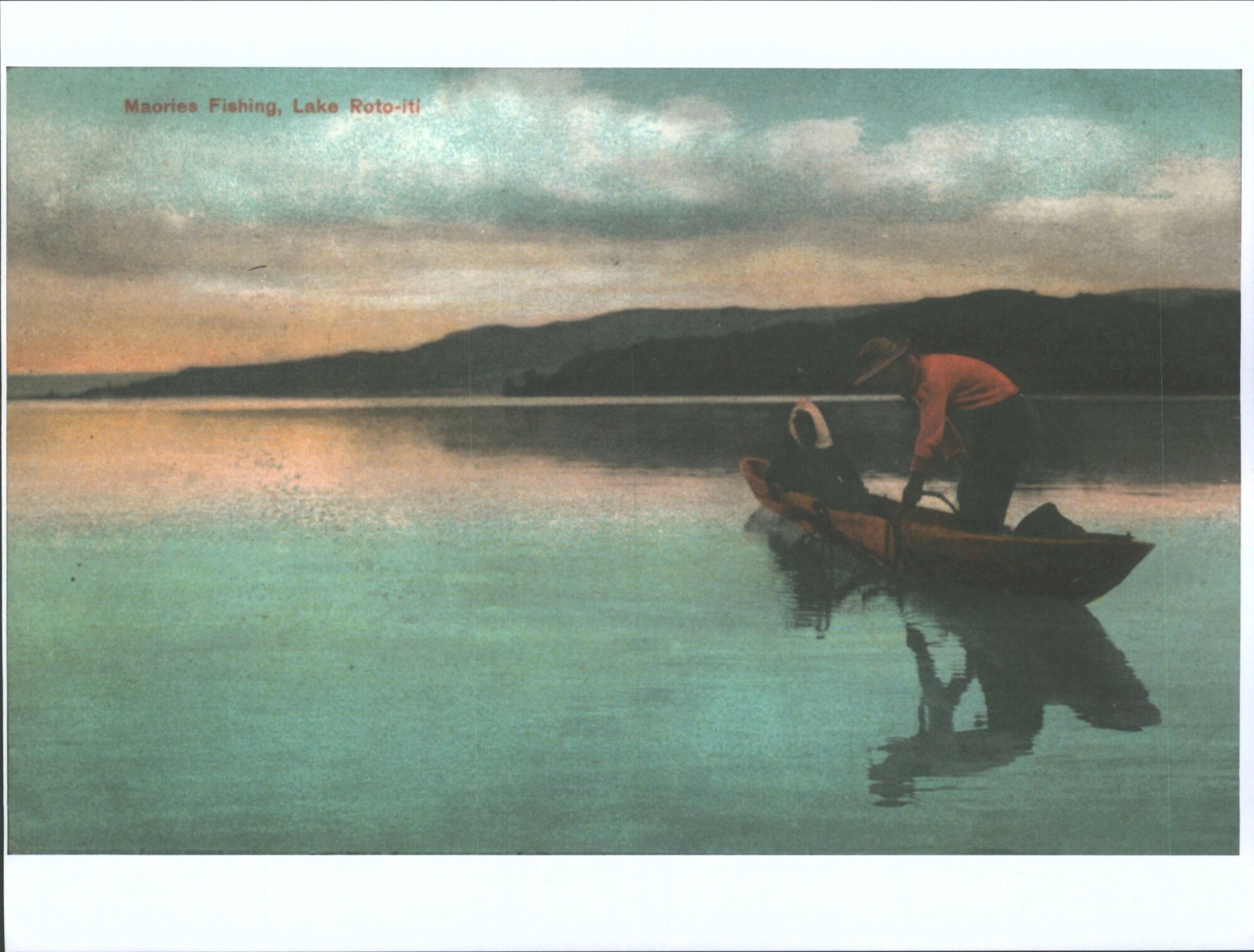 Maoris fishing