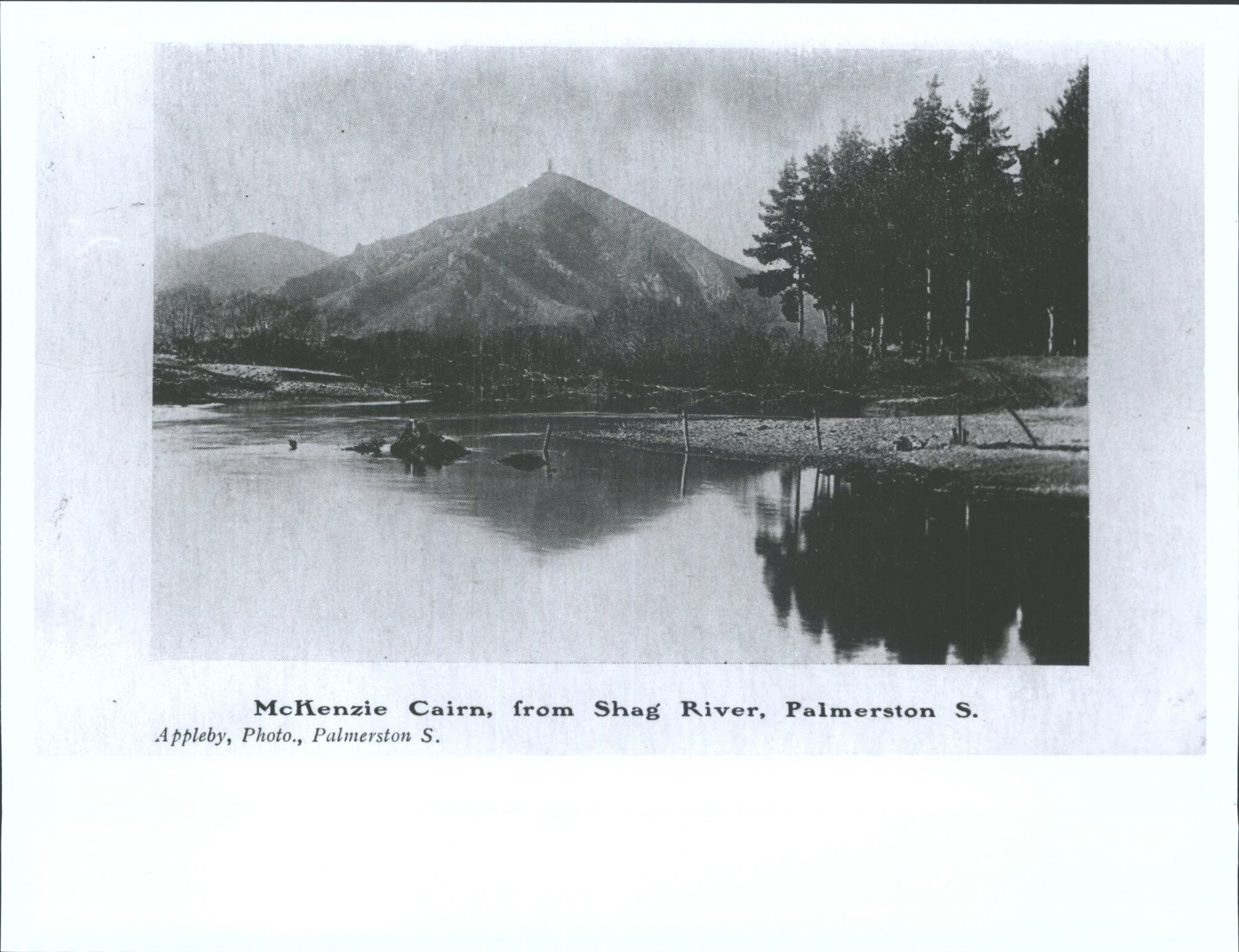 McKenzie Cairn, from Shag River