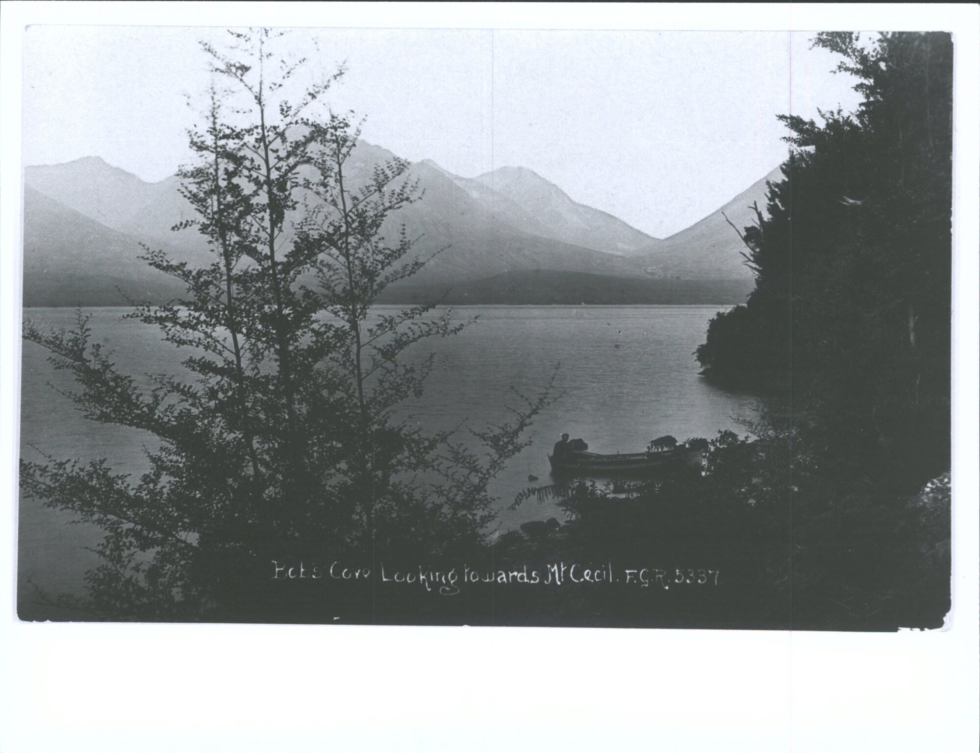 Bob's Cove, looking towards Mt. Cecil