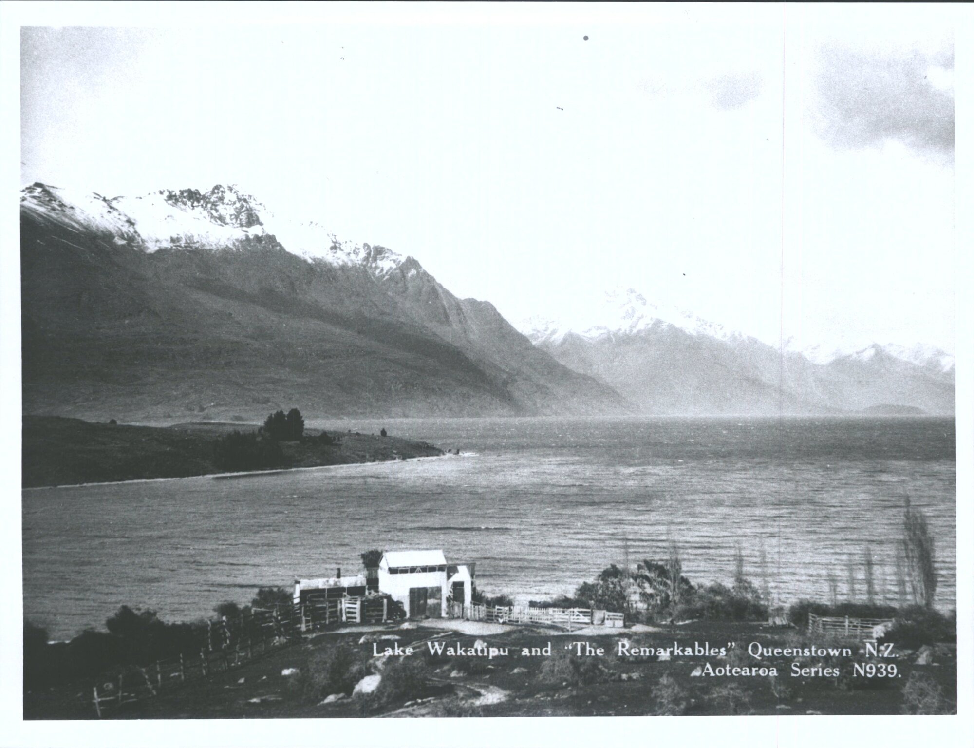 Lake Wakatipu and "The Remarkables", Queenstown, N.Z.