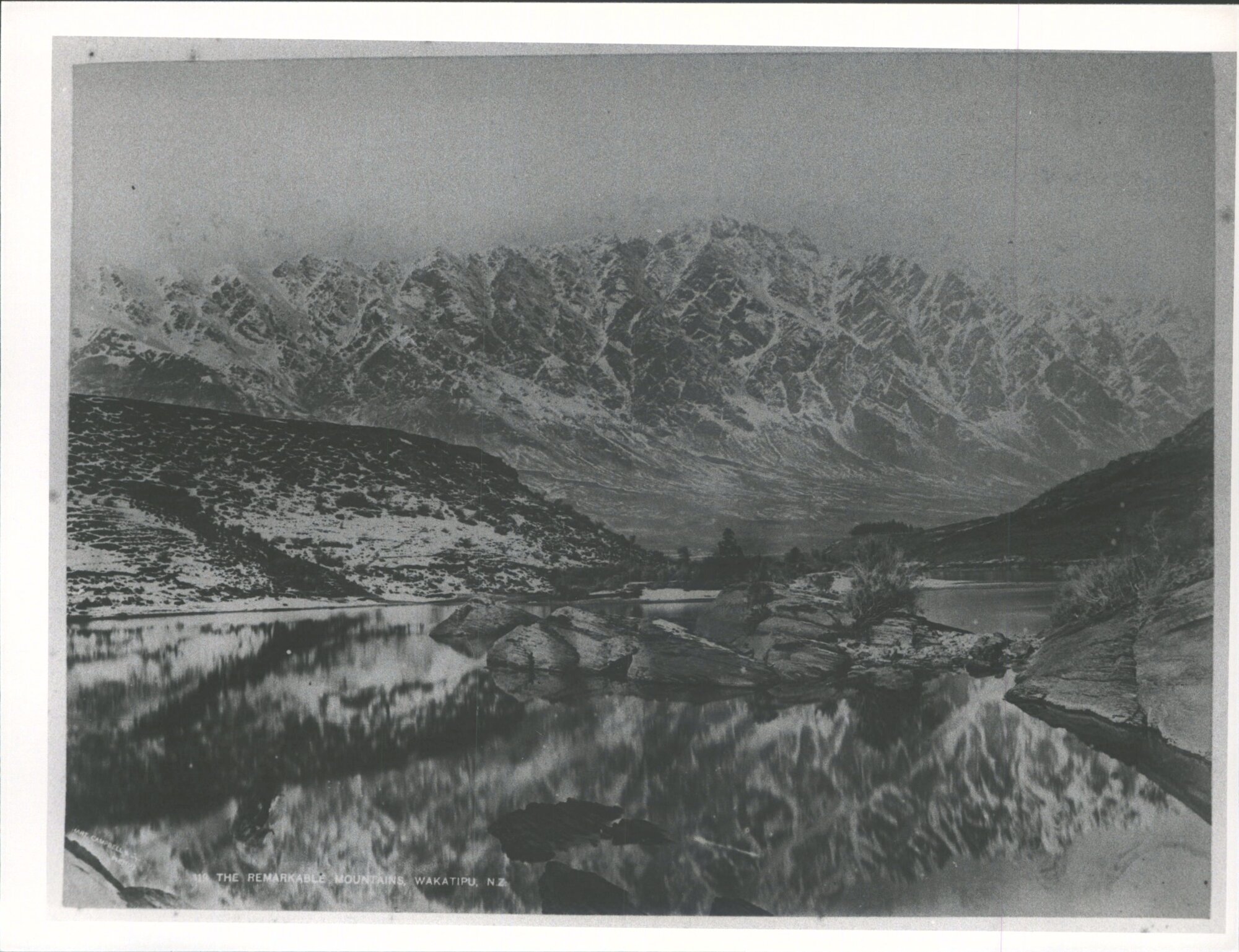 The Remarkable Mountains, Wakatipu, N.Z.