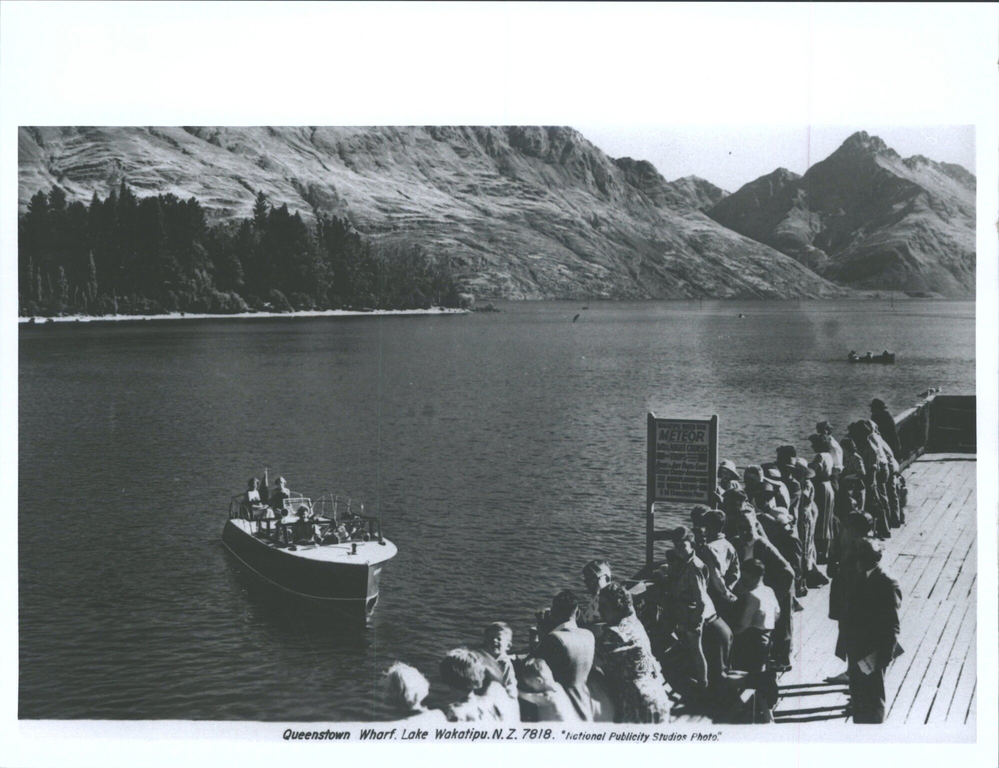 Queenstown Wharf, Lake Wakatipu, N.Z.