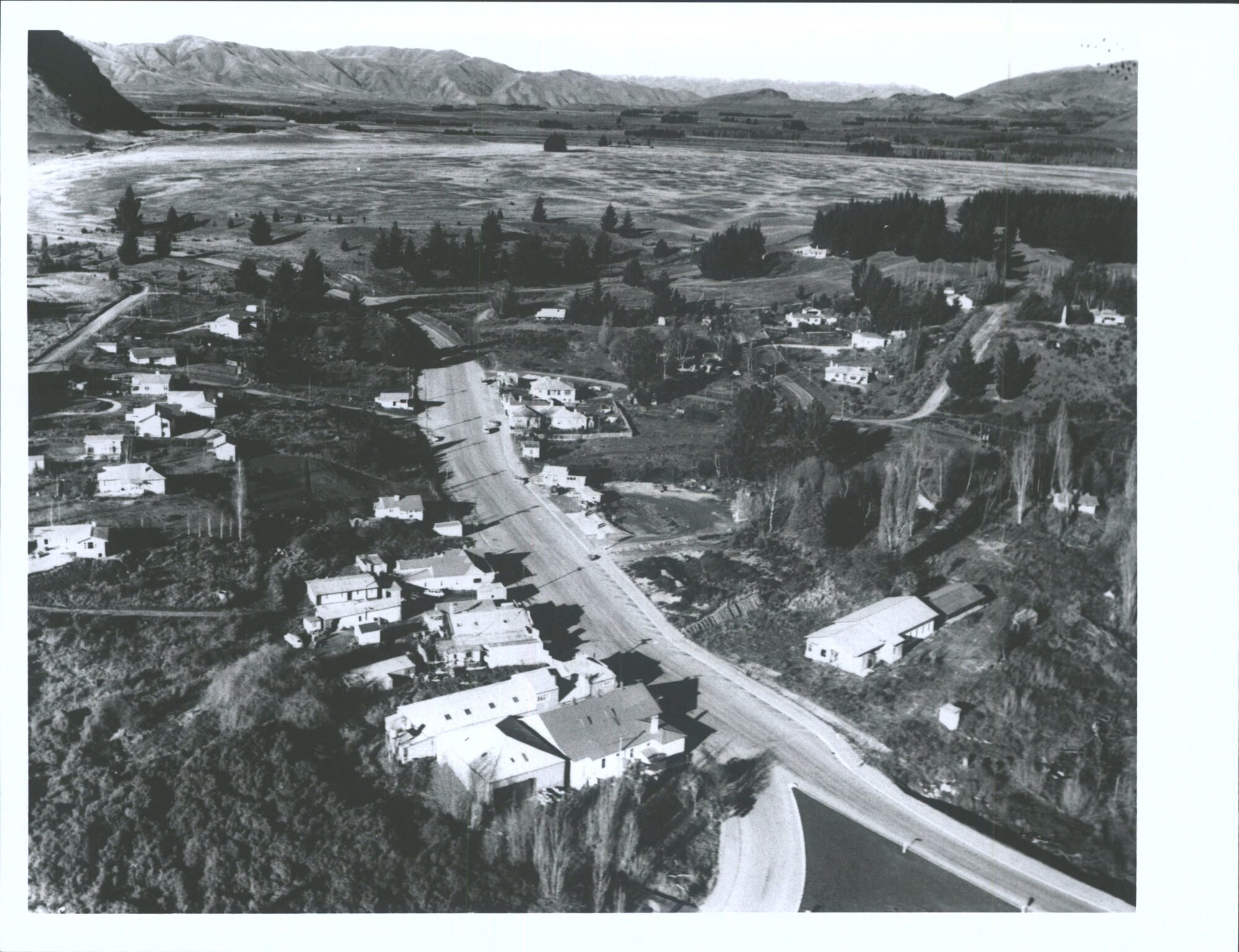 Aerial view of Wanaka
