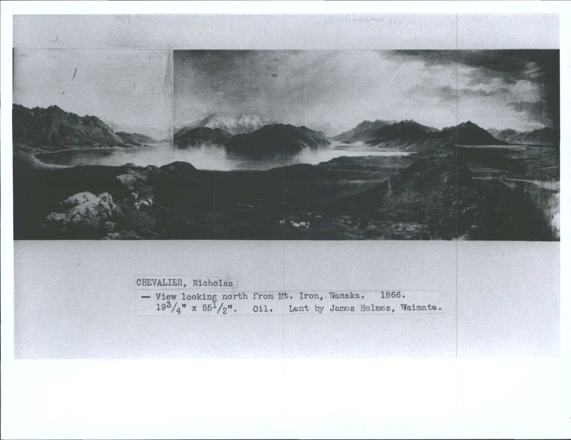 View looking north from Mt. Iron, Wanaka