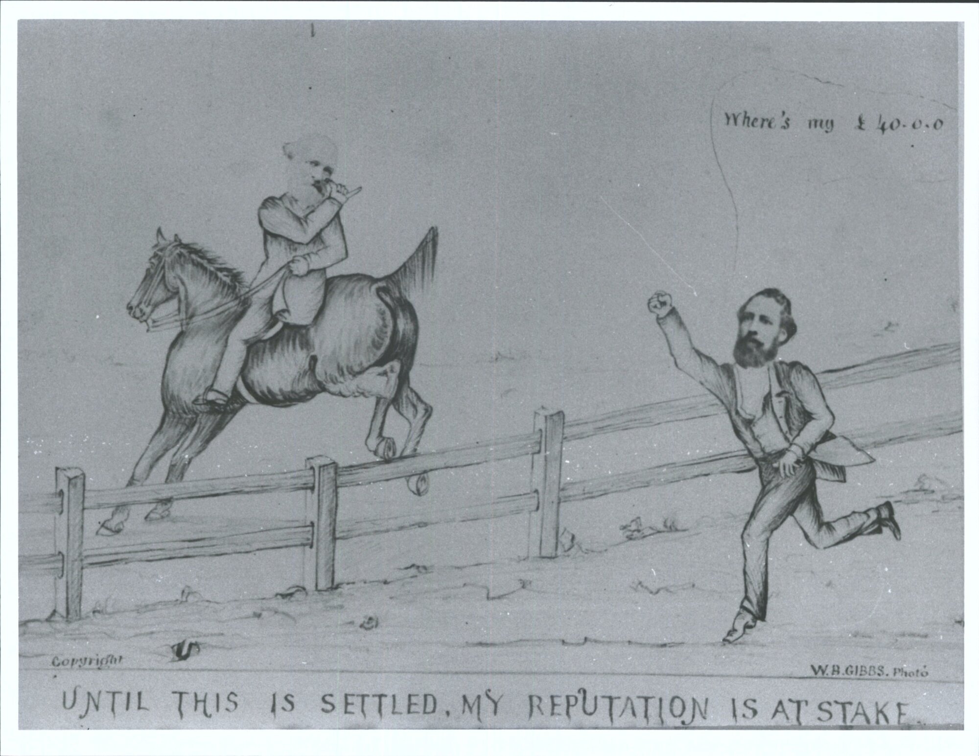 Until this is settled, my reputation is at stake