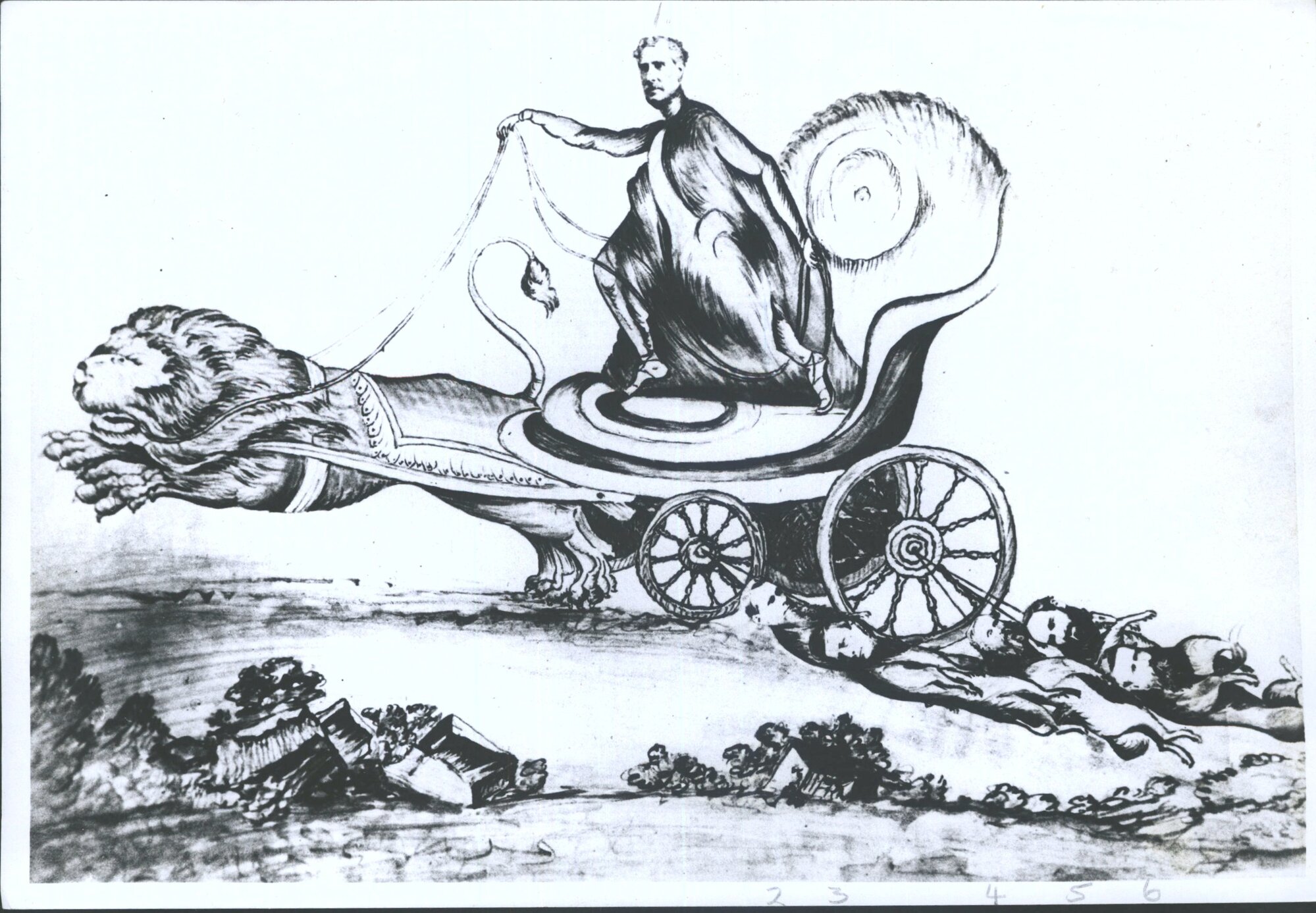 Under my chariot wheels. Sir George Grey and government ministers