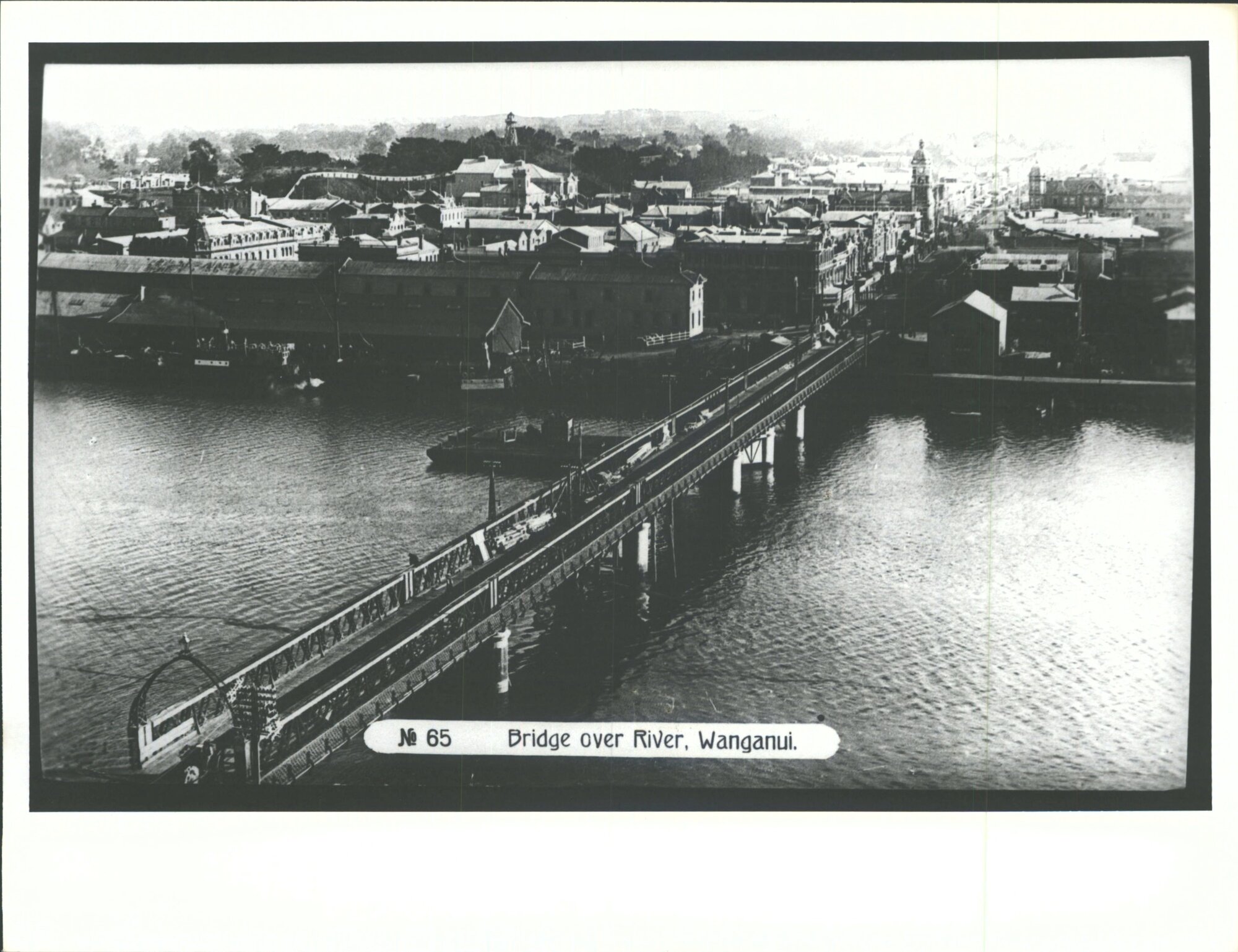 Bridge over river, Wanganui