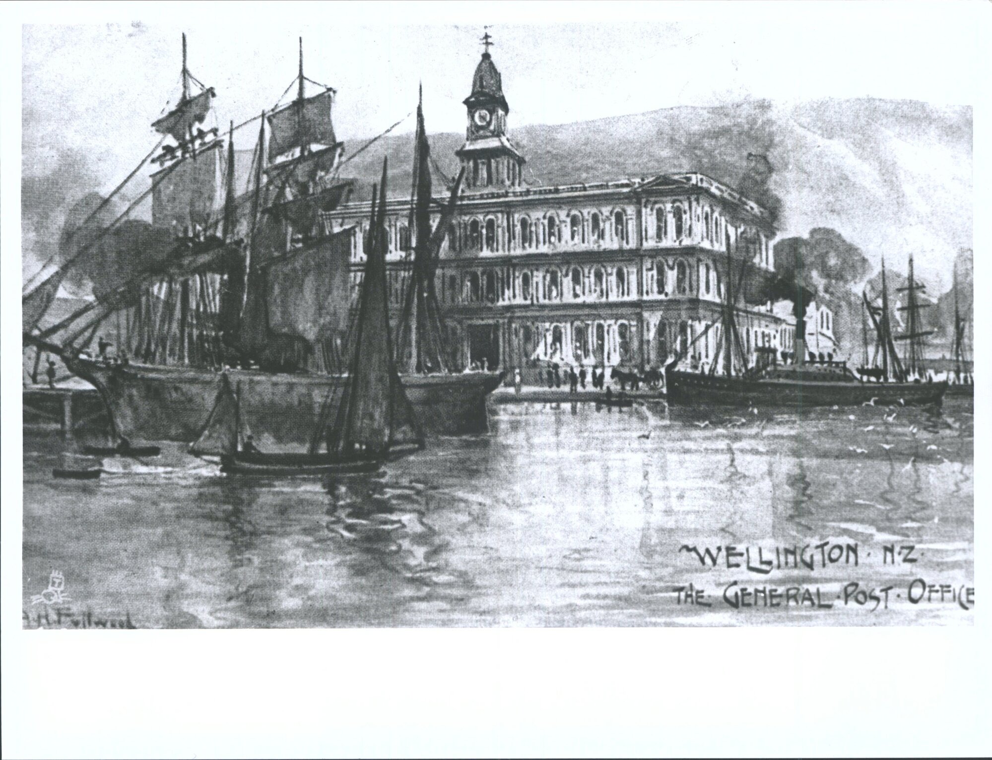The General Post Office, Wellington, N.Z.