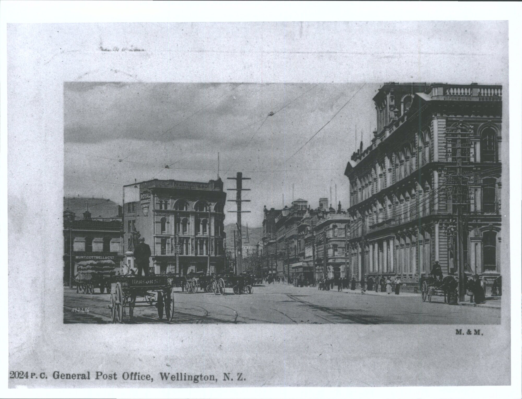 General Post Office, Wellington, N.Z.