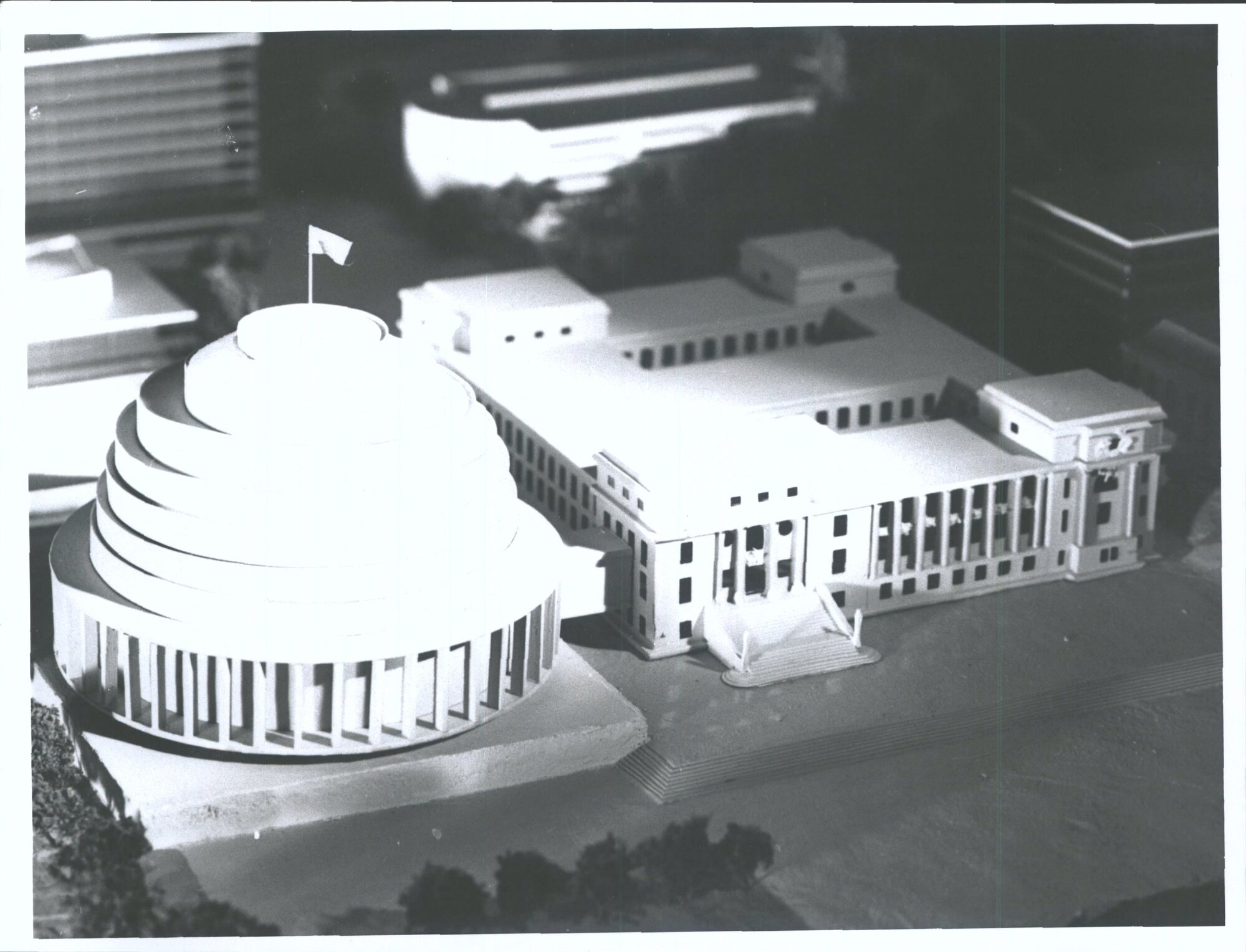 Model Showing New Beehive Building