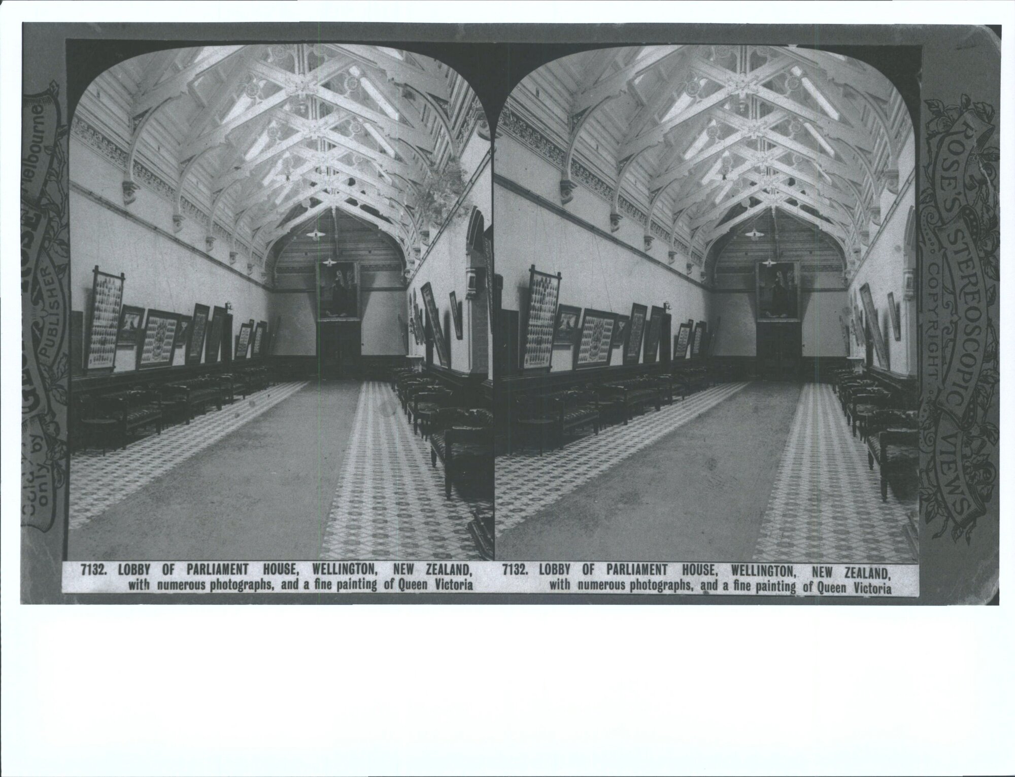 Lobby of Parliament House, Wellington, New Zealand