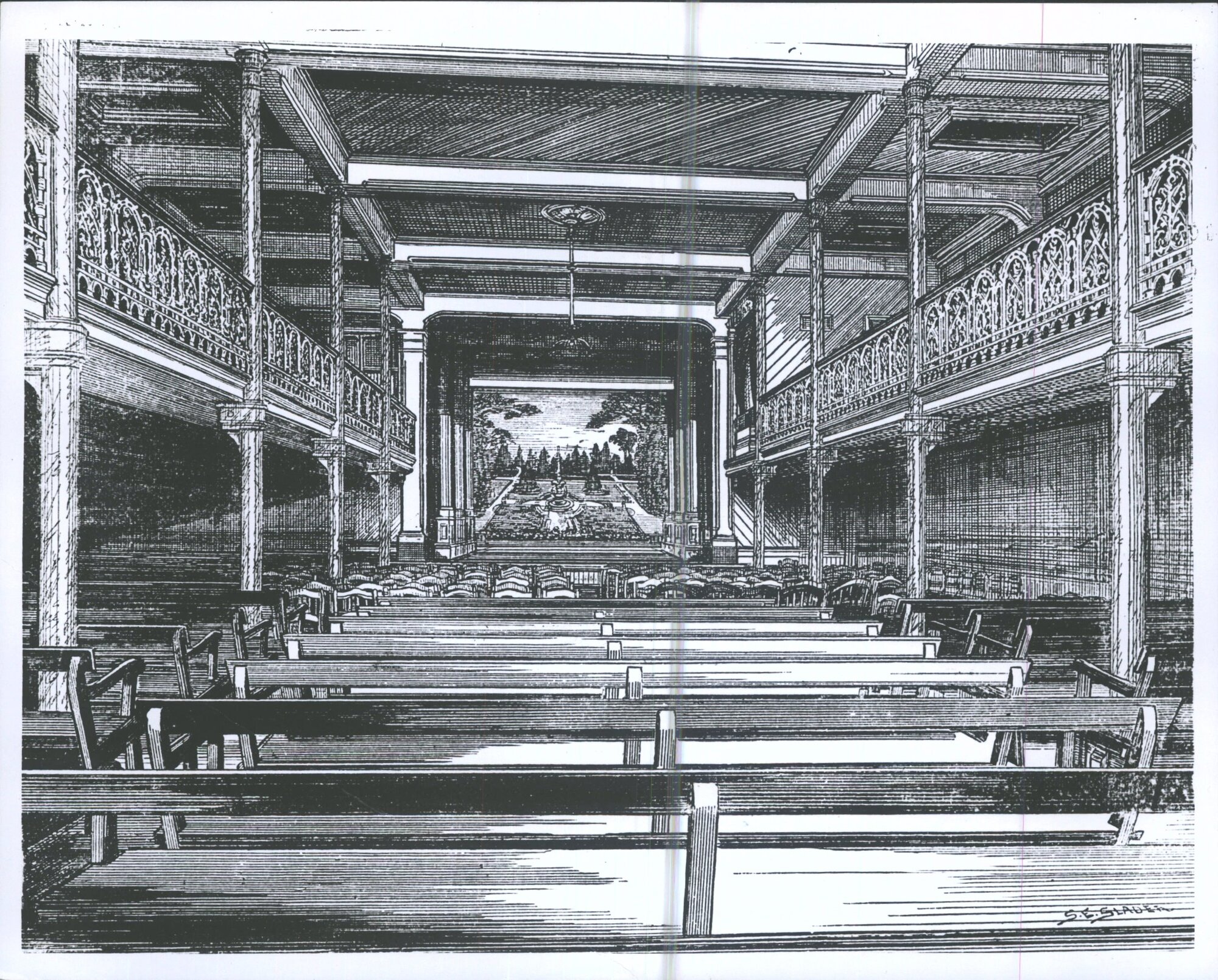 Interior of T. Kennedy McDonald's Theatre, Wellington