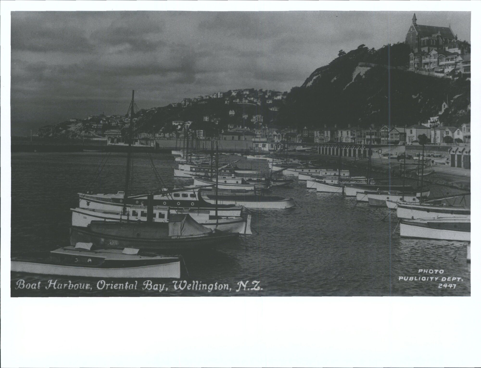 Boat Harbour, Oriental Bay, Wellington, N.Z.