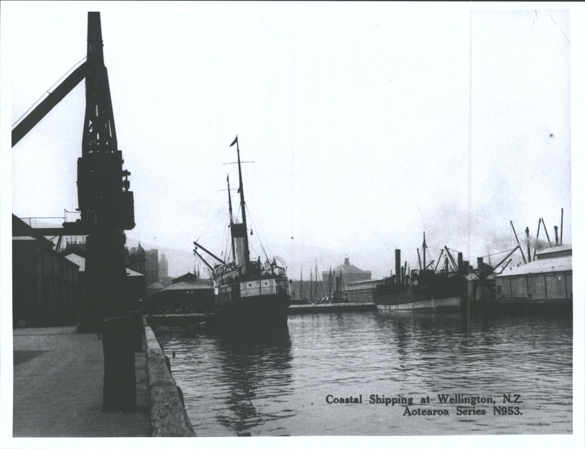 Coastal Shipping at Wellington, N.Z.