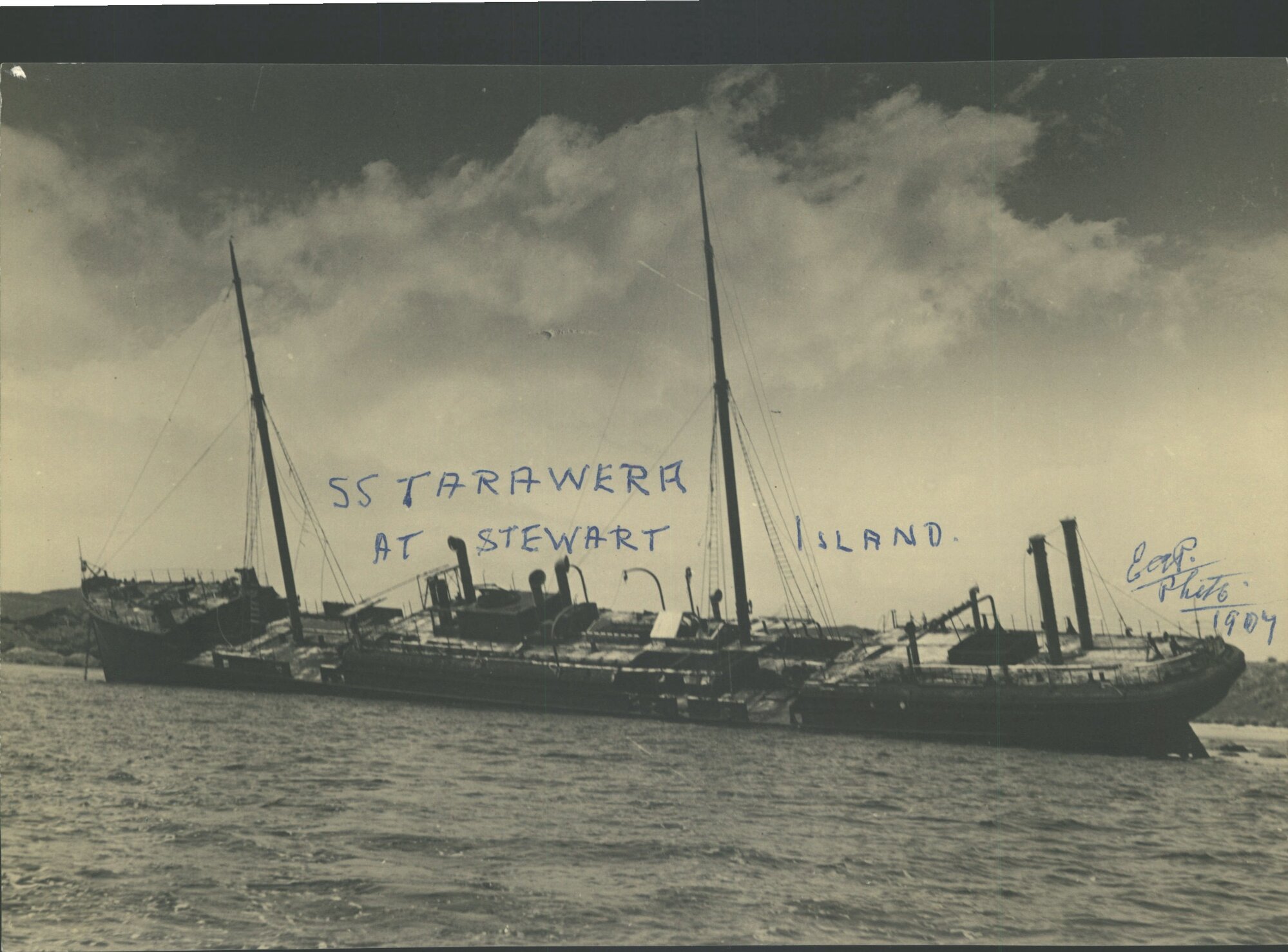 SS Tarawera at Stewart Island