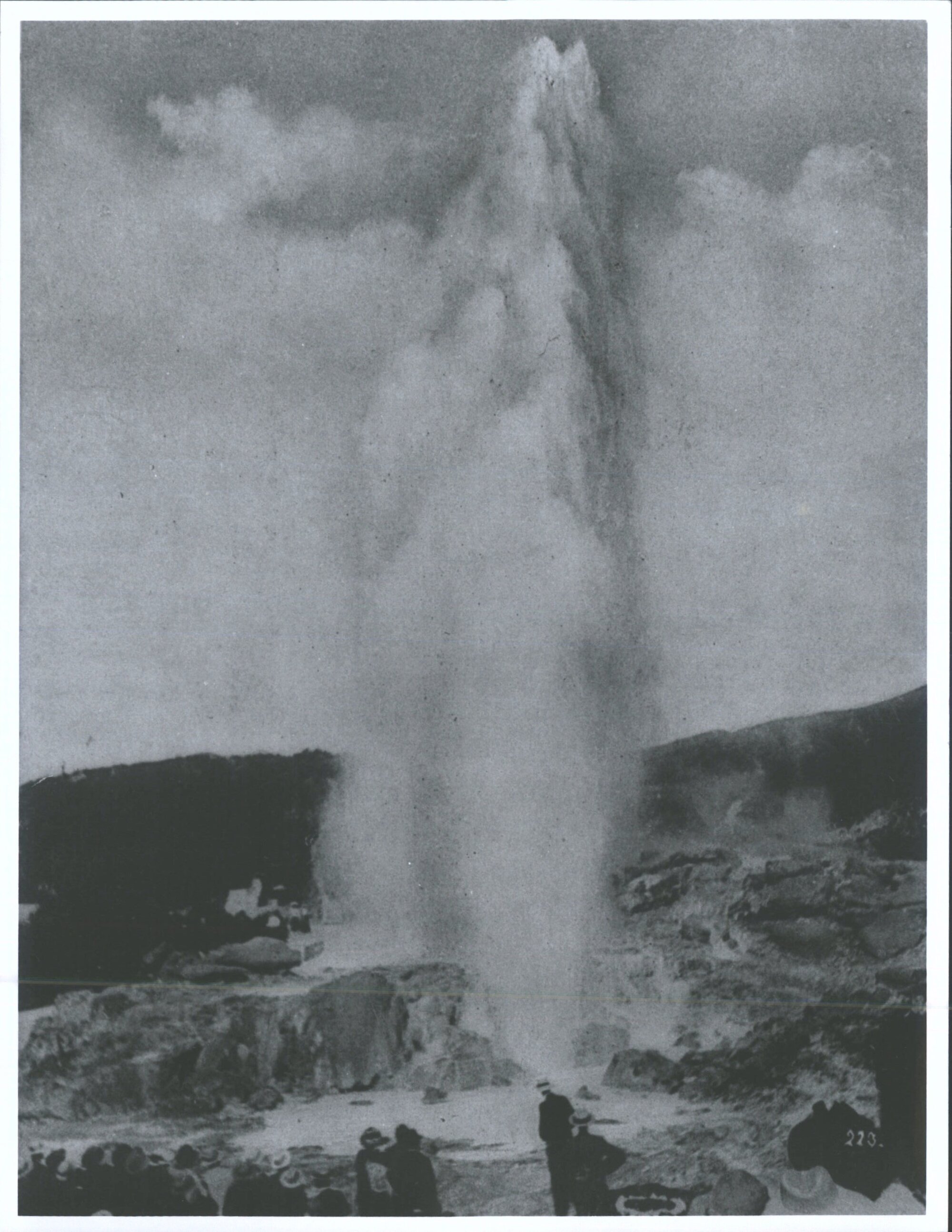 "The Great Wairoa Geyser", Whakarewarewa, N.Z.