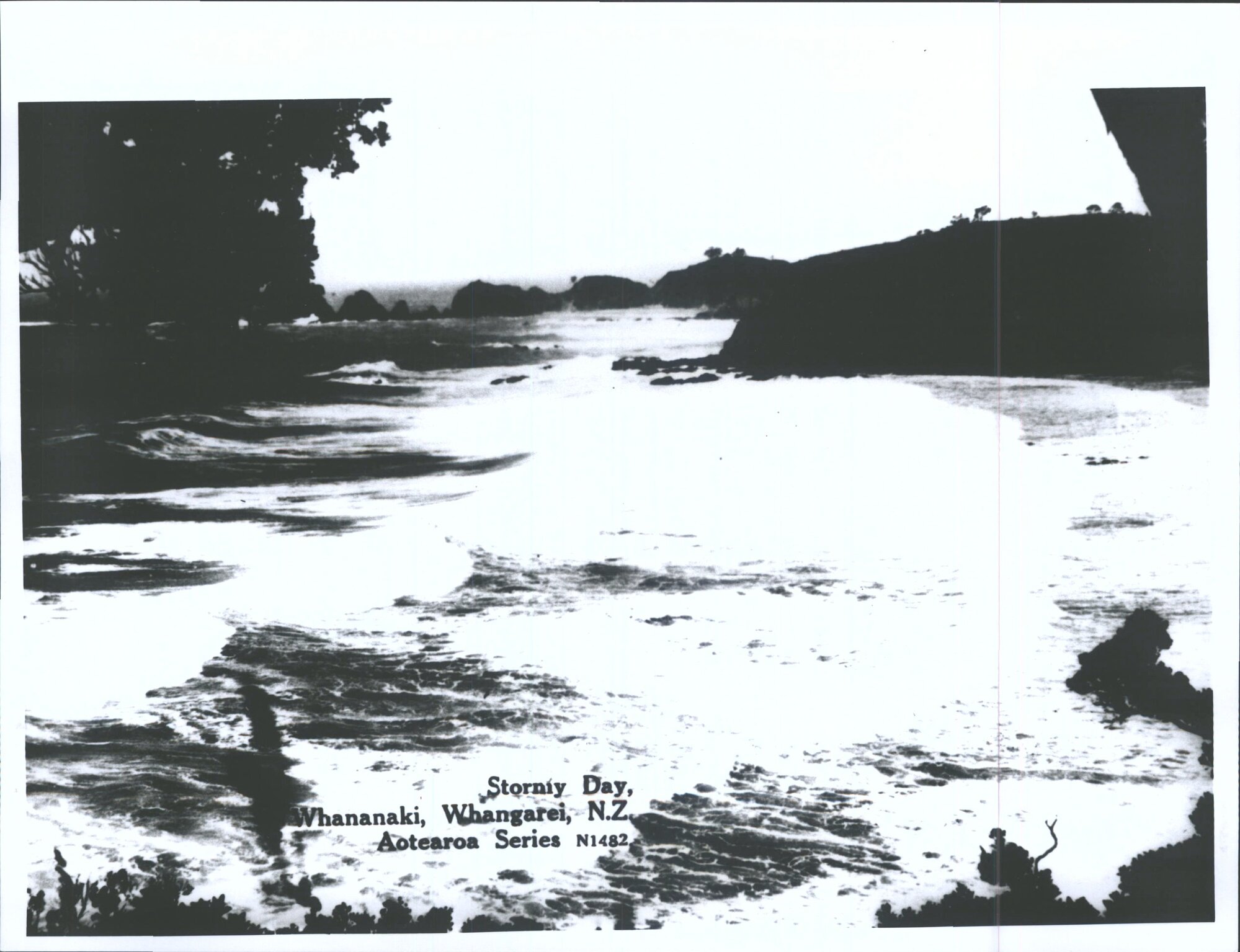 Stormy Day, Whananaki, Whangarei, N.Z.