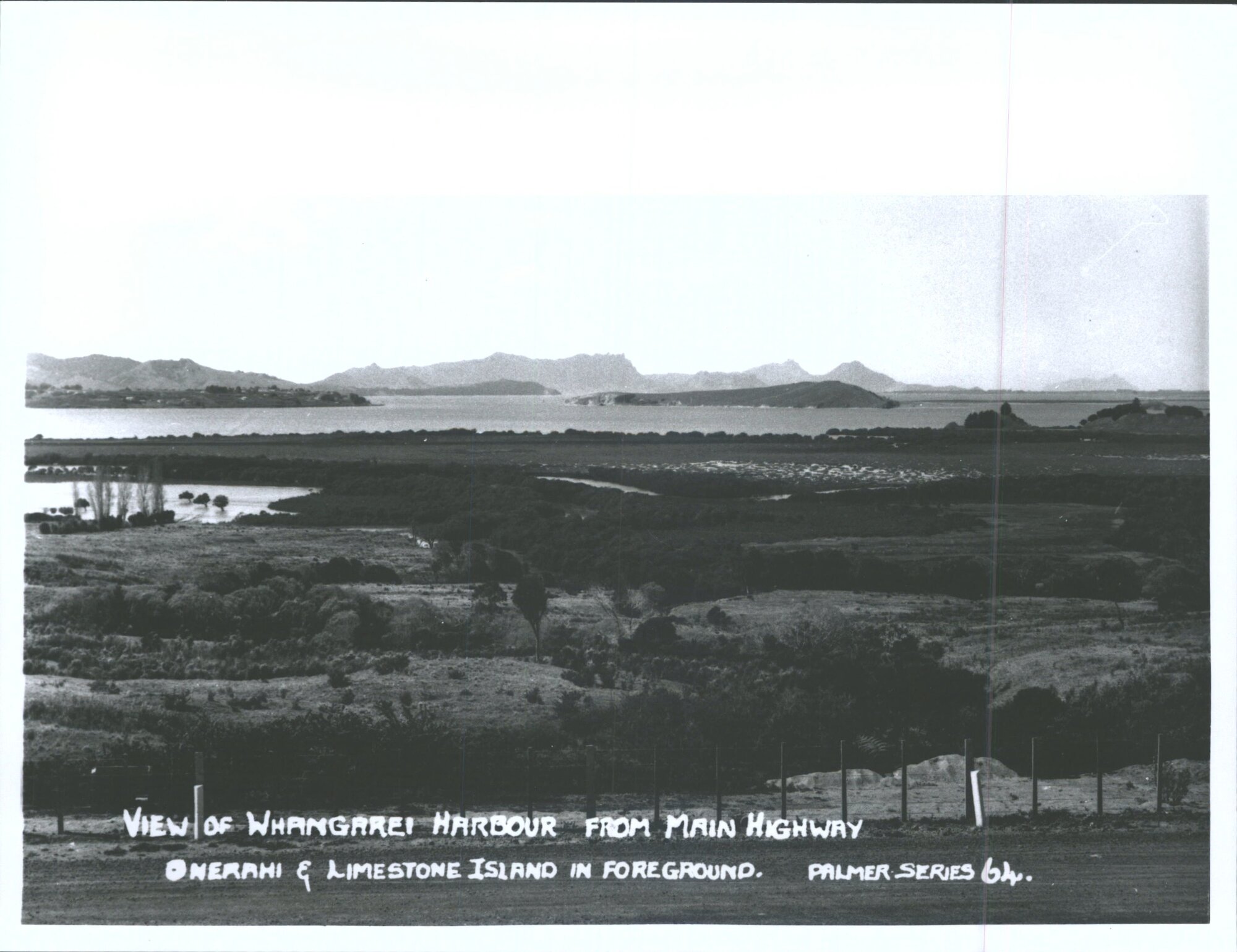 View of Whangarei Harbour from Main Highway