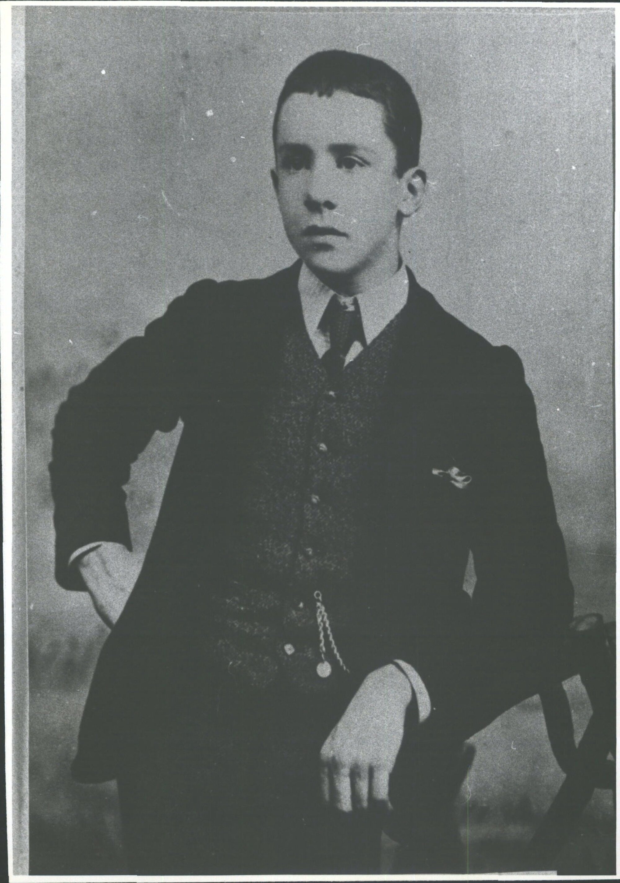 John Aspinall aged 17