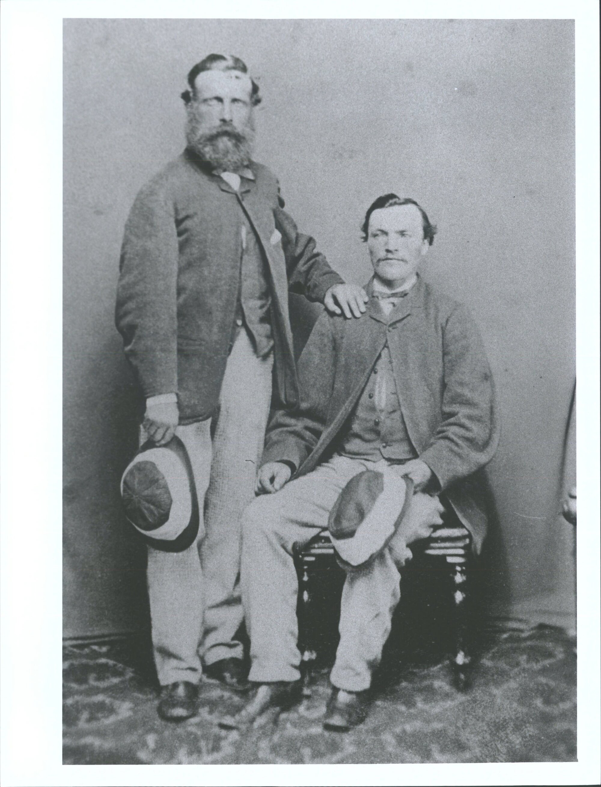 Barclay, J. McIntosh, D (sitting) carte de visite
