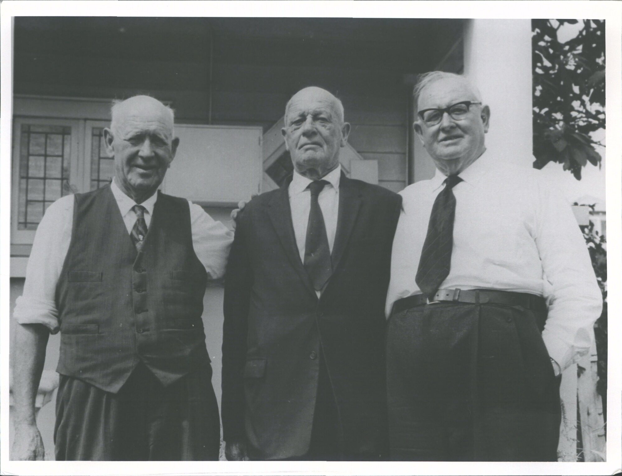 COLLINS, L to R Jim, Bertt Tudor Bros