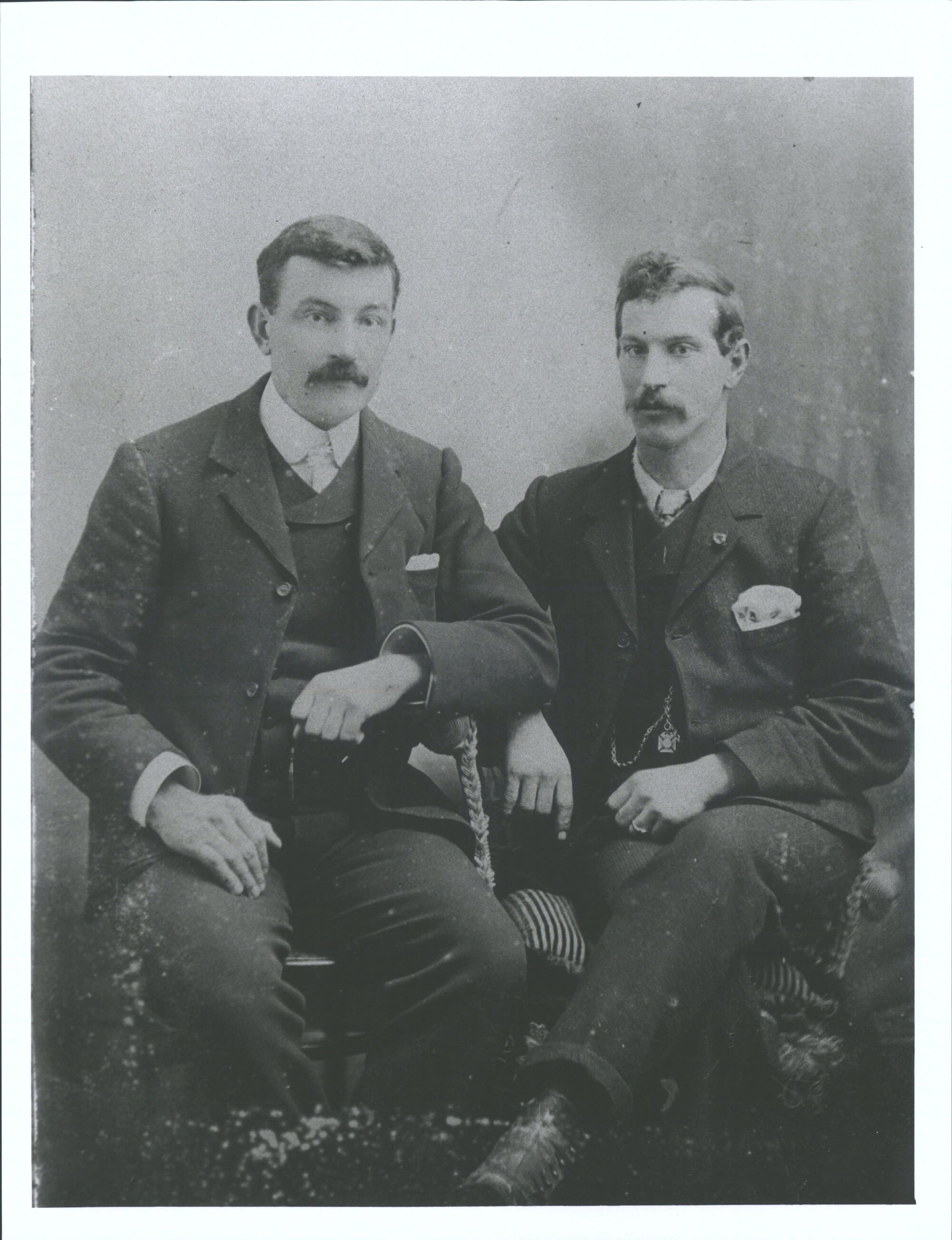 HANCOCK, Thomas. Cabinet card: photo, A. Thomson, Lawrence