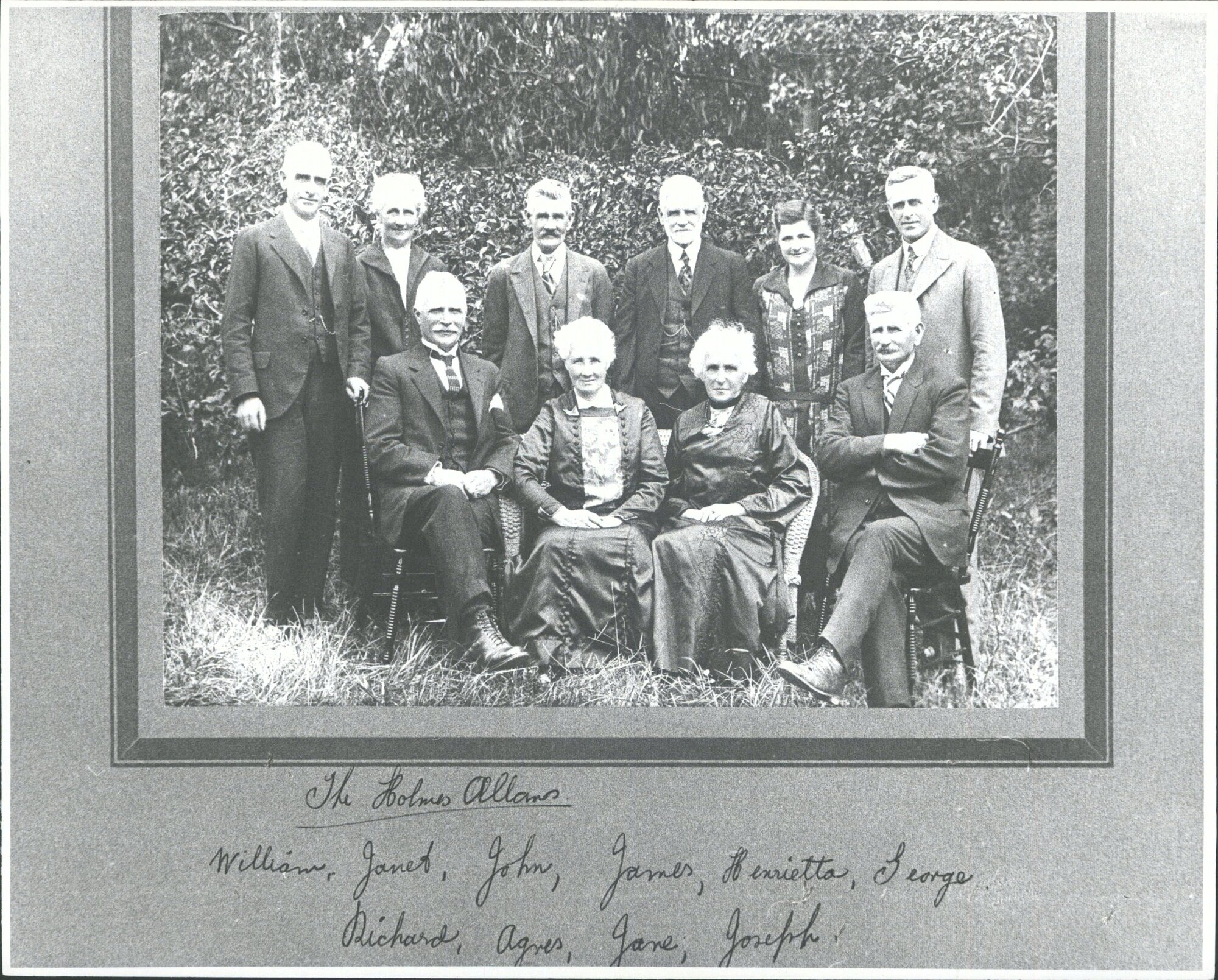 HOLMES Allan Family