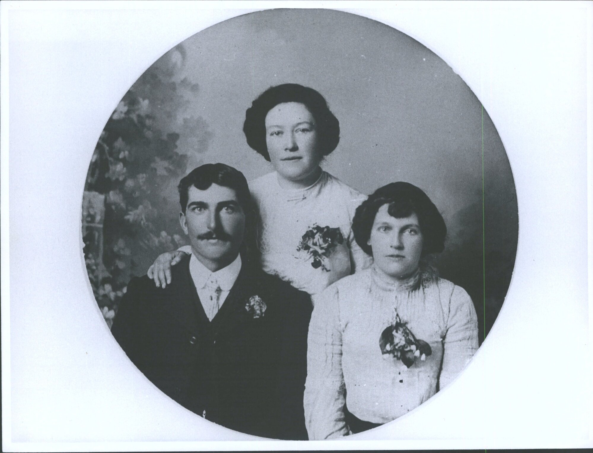 Mr and Mrs Duke Iverson, and Bridesmaid