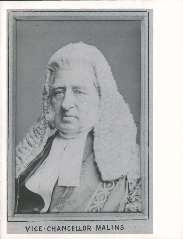 Malins, Vice Chancellor