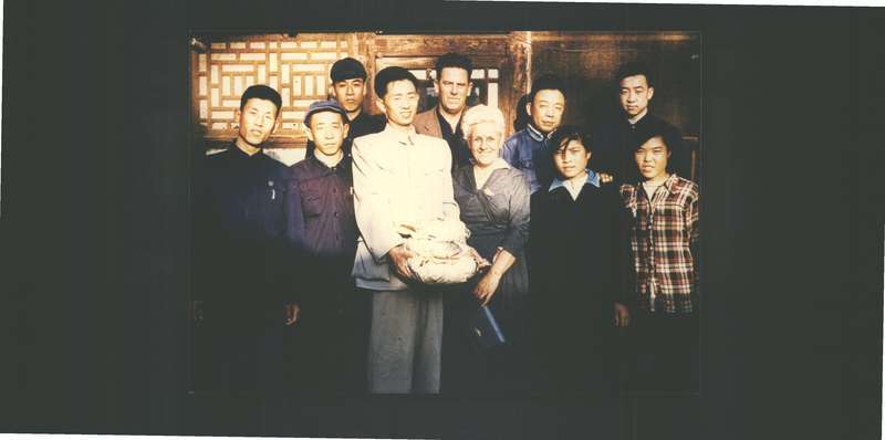 "Chu Chen Fu Cairman Co-op, Mr Wan vic.(?) of Dist, hiu Ye head of sha<unclear> veg co-op Peking, Red Oct veg co-op