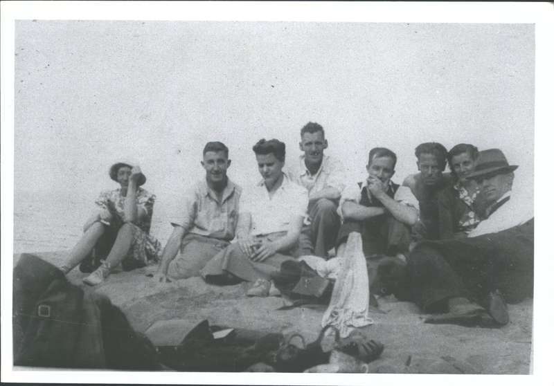 &amp; Friends at Castor Bay, Takapuna, Nov 1940.