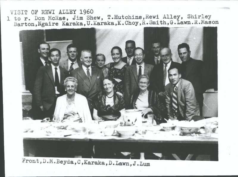 Visit of Rewi Alley 1960