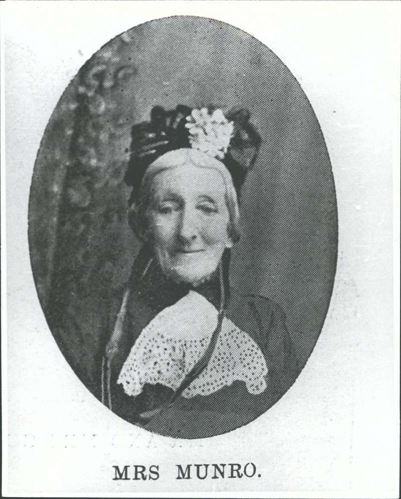 Mrs Munro (of Munro's Gully)
