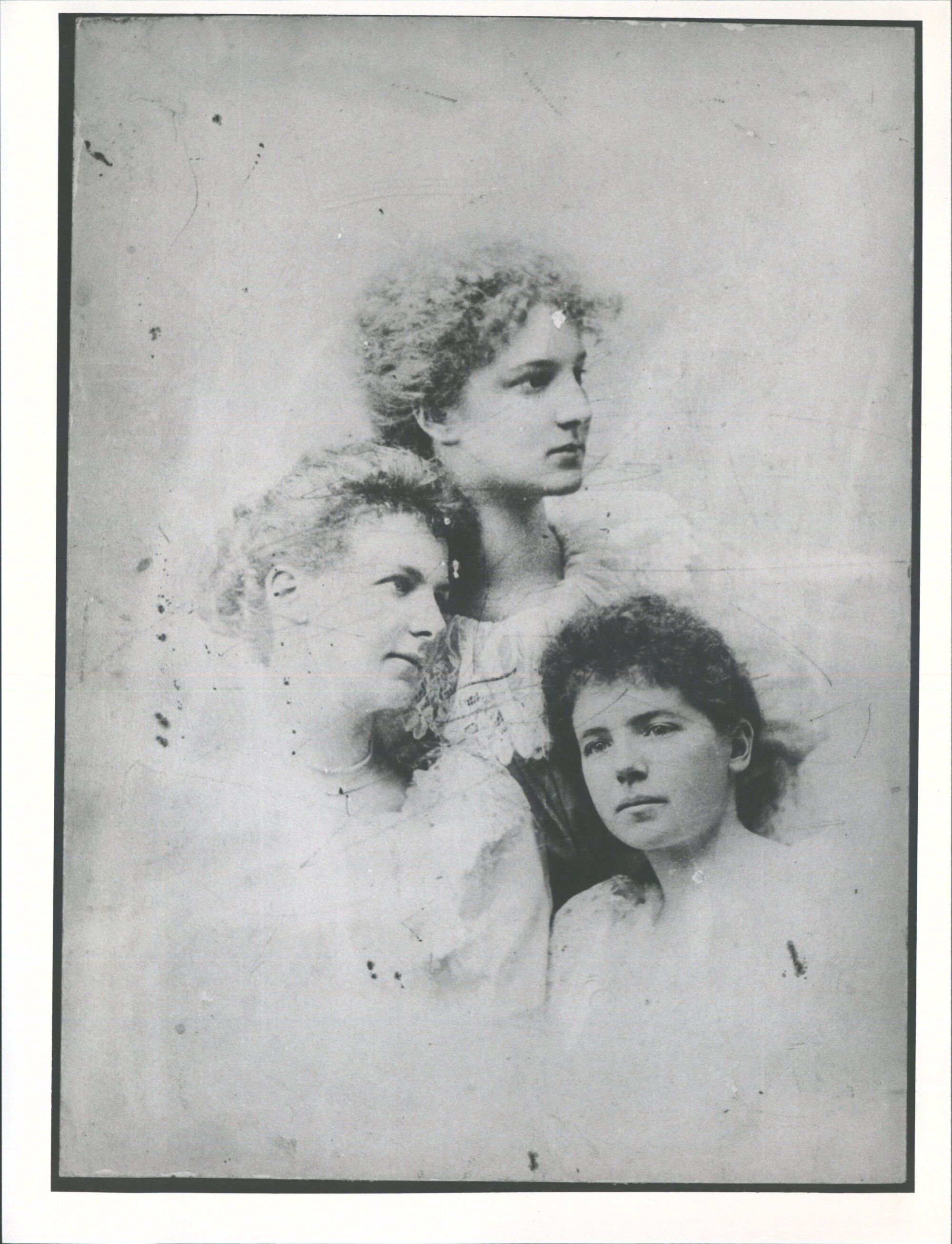 Elizabeth Reid, Barbara, later Barr,  &amp; Belle  Landels