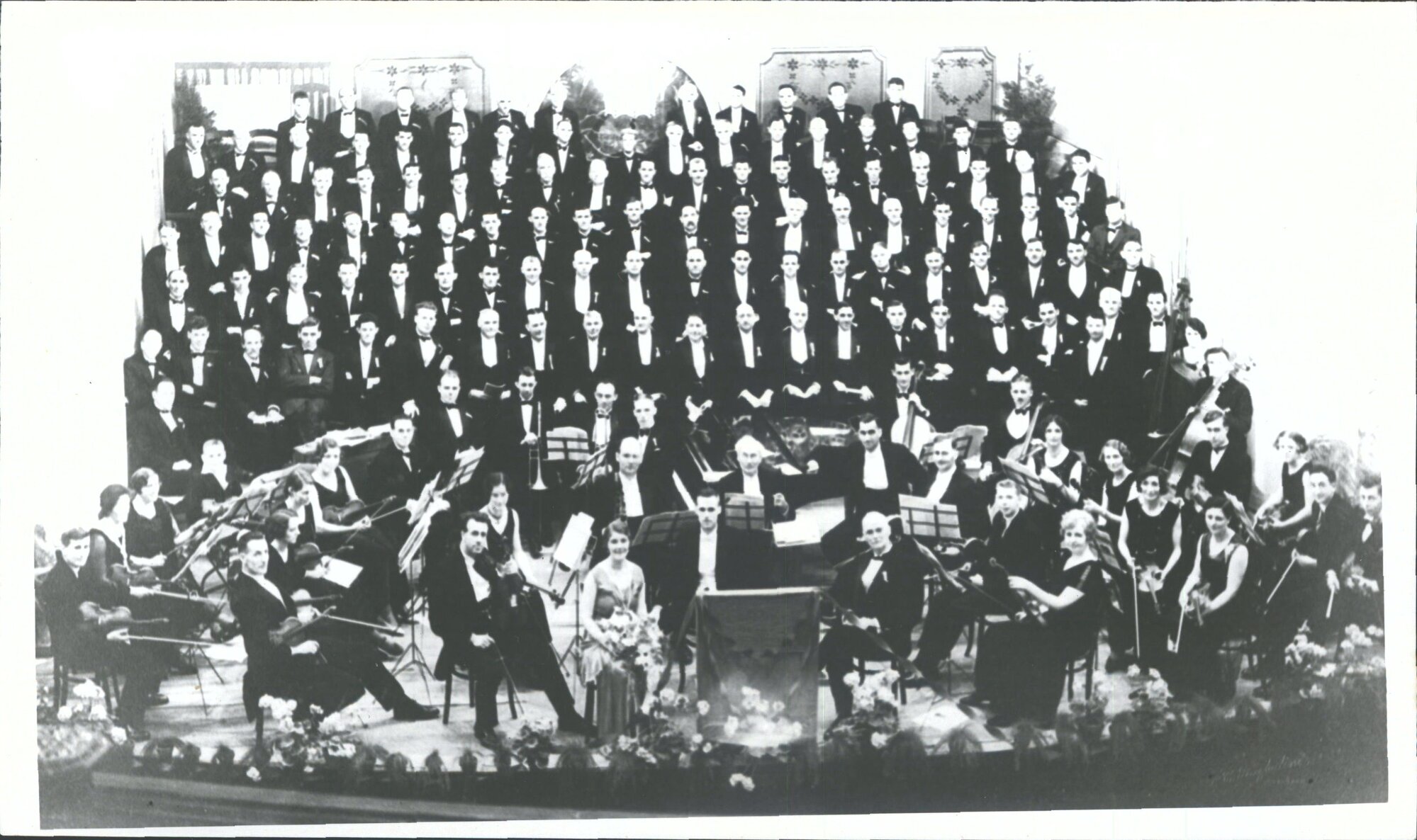 Dn Orchestra? Mary Pratt centre front