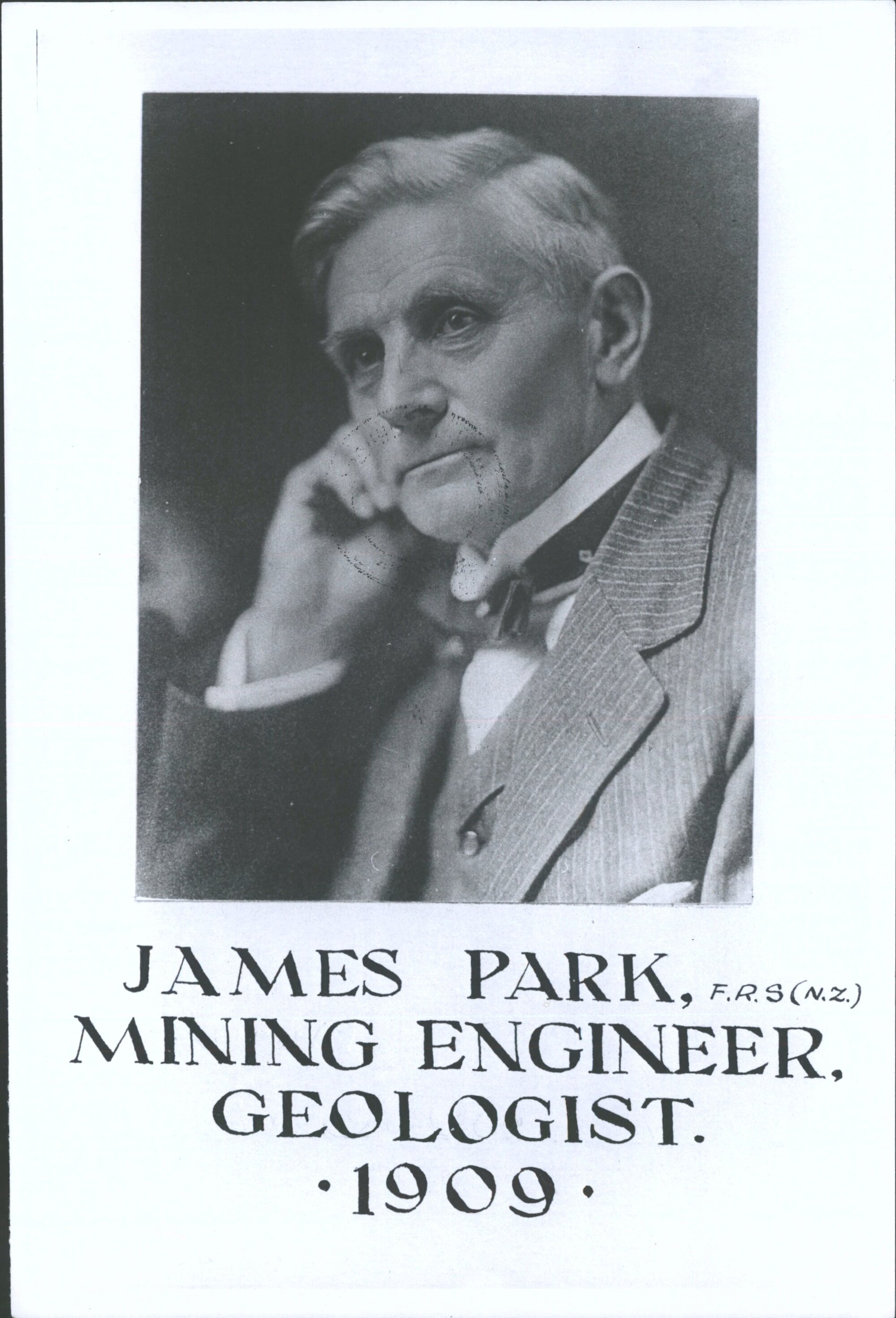 Professor James Park, President of ROYAL SOCIETY (N.Z.)