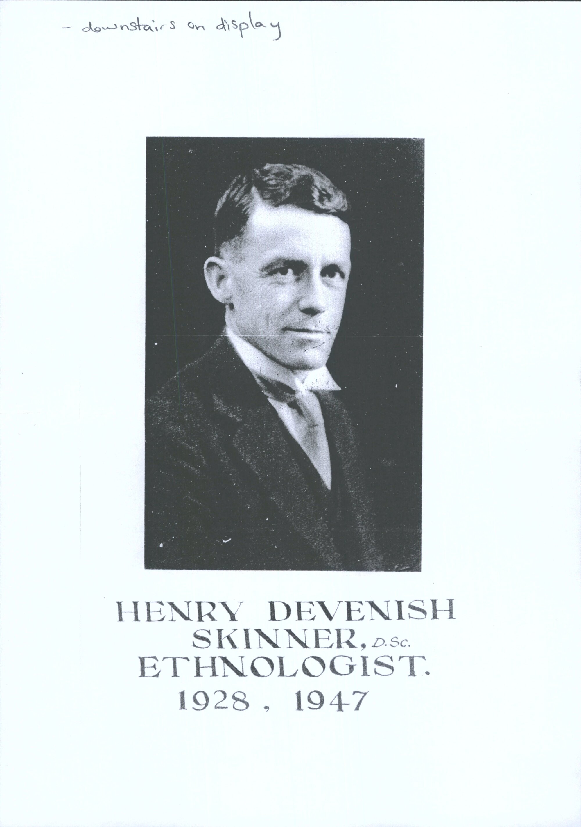 Skinner, Henry Devenish, D.Sc.