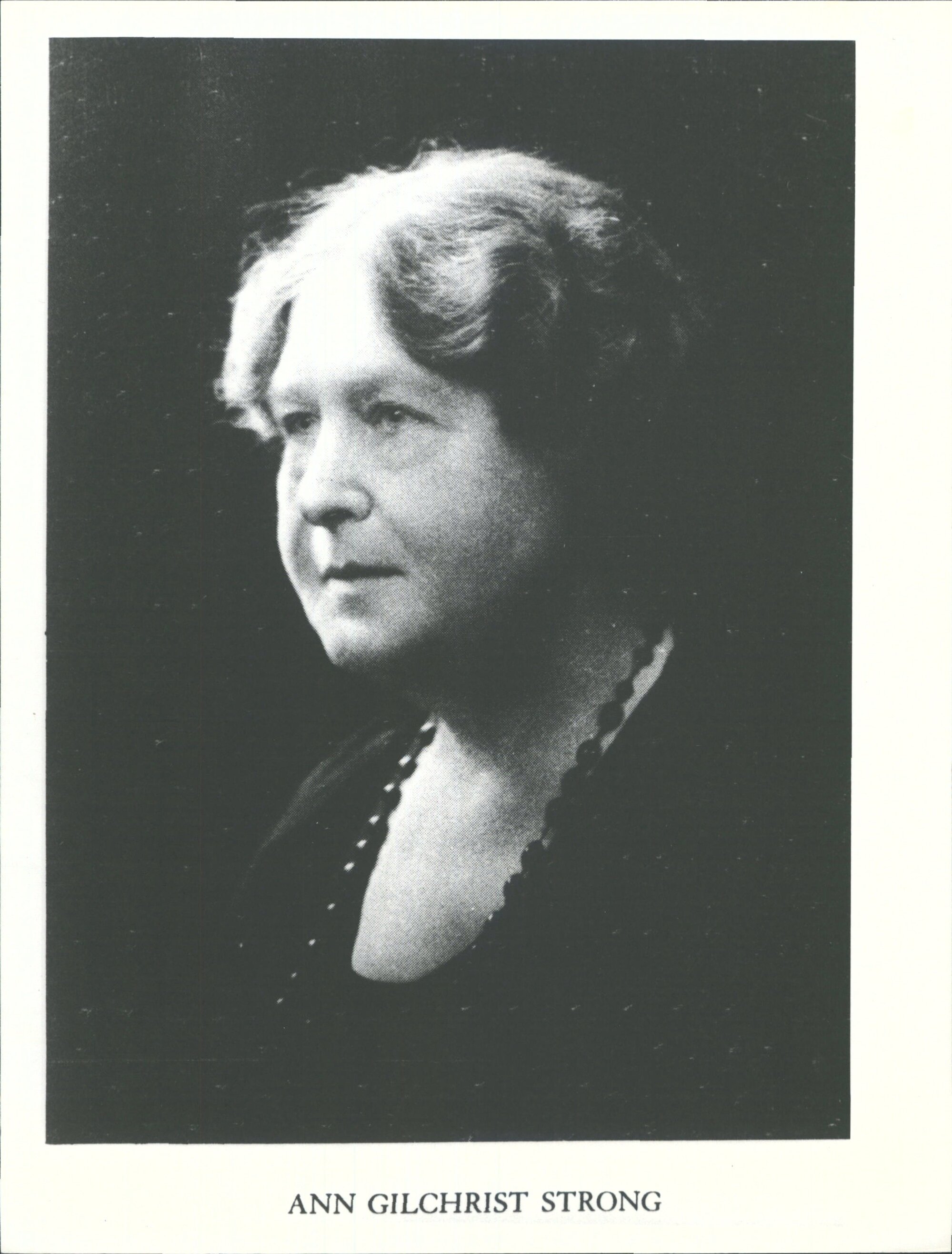 STRONG. Ann Gilchrist