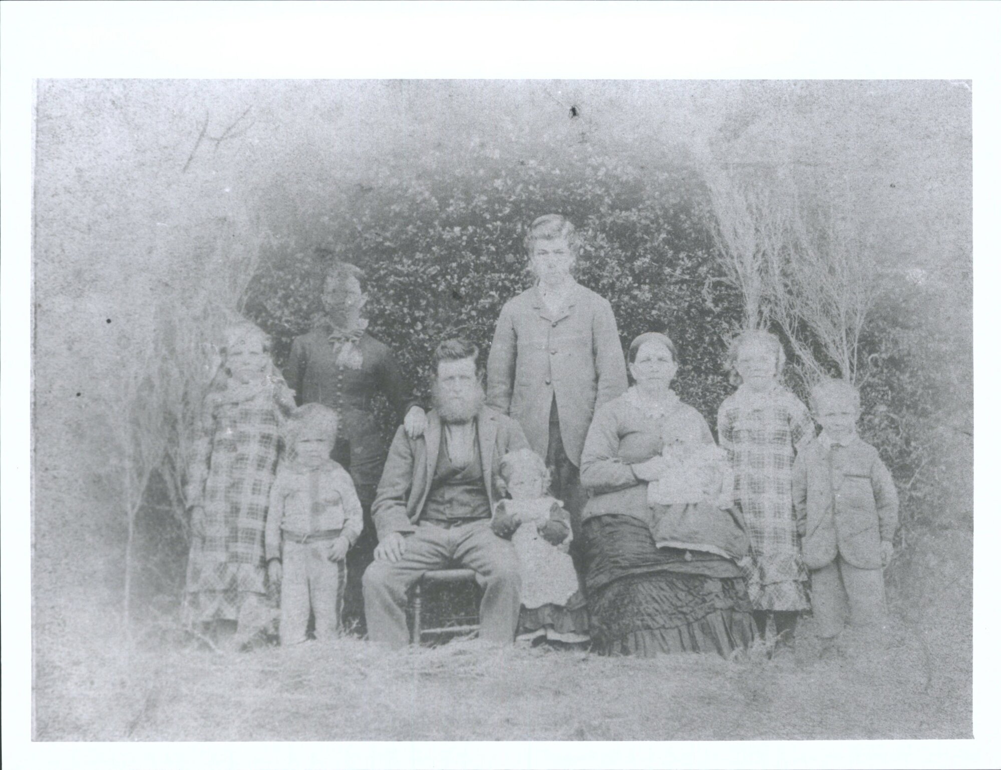 Mr &amp; Mrs George Shaw Walker &amp; family of Clark's Flat