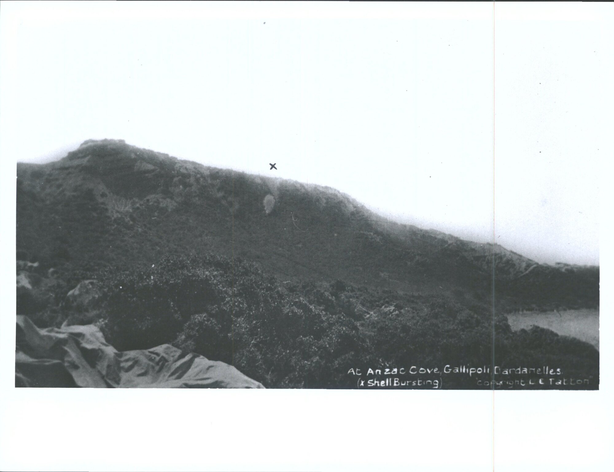 At Anzac Cove, Gallipoli, Dardanelles