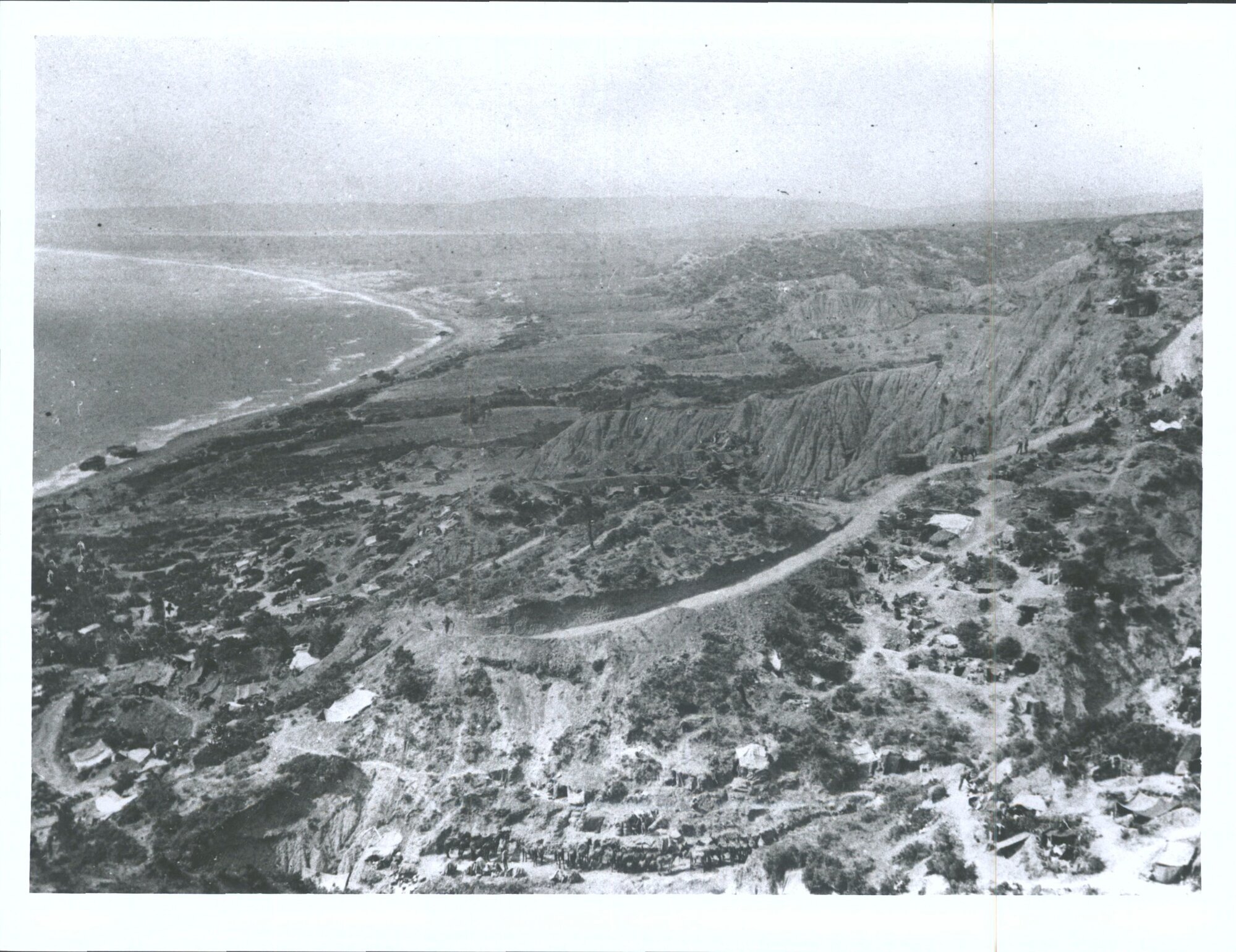 Salt Lake and path to Walkers looking to left flank