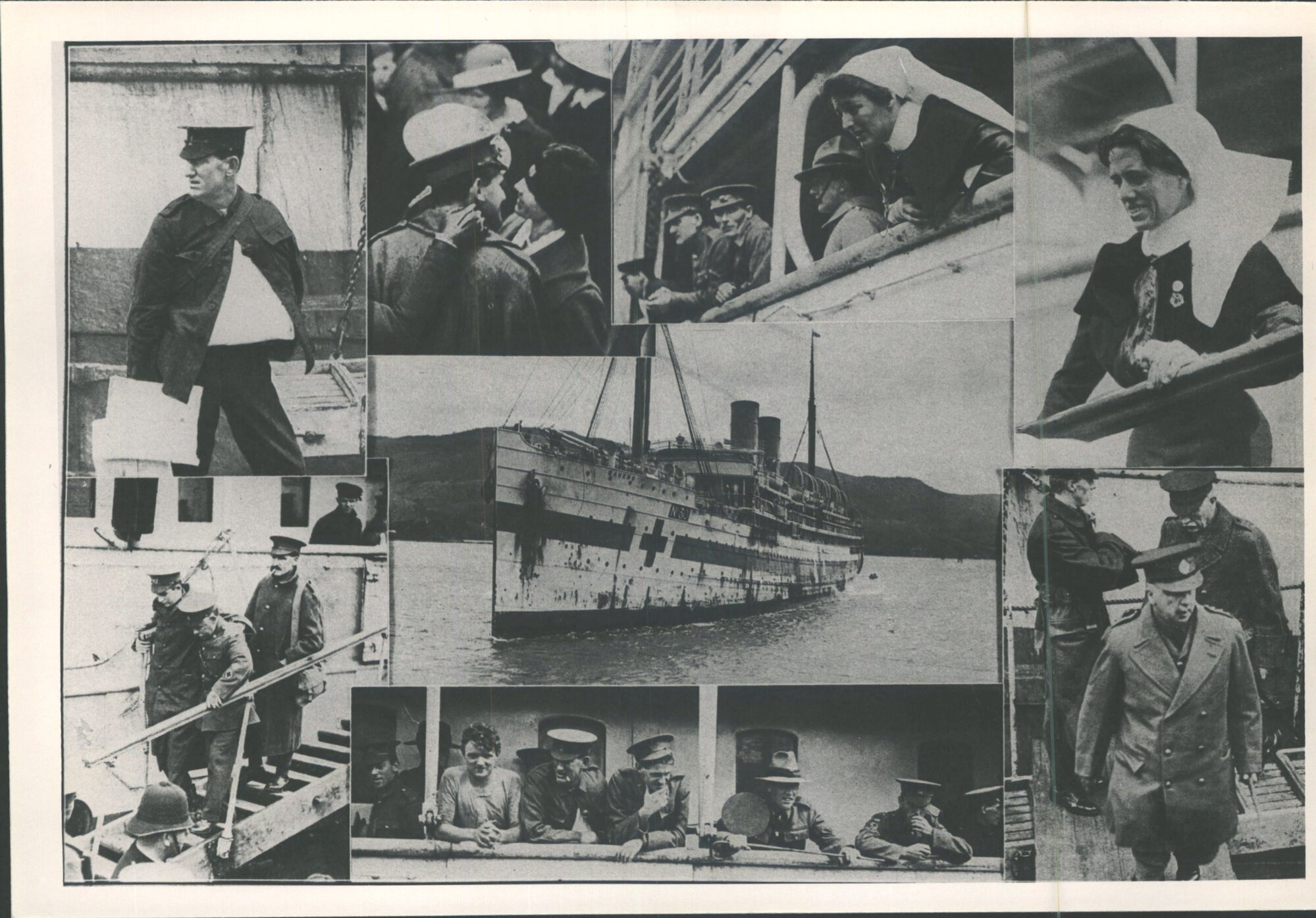 The Hospital Ship Maheno at Port Chalmers