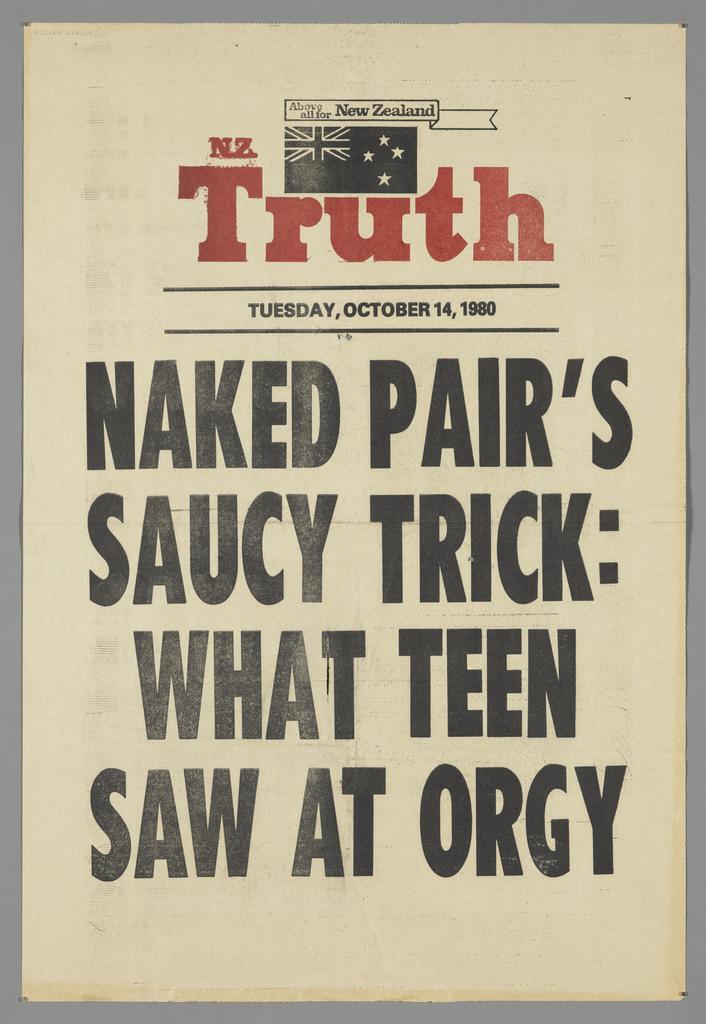 "Naked pair's saucy trick: What teen saw at orgy"
