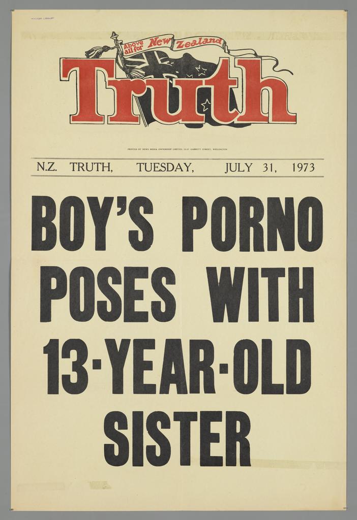 "Boy's porno poses with 13-year-old sister"