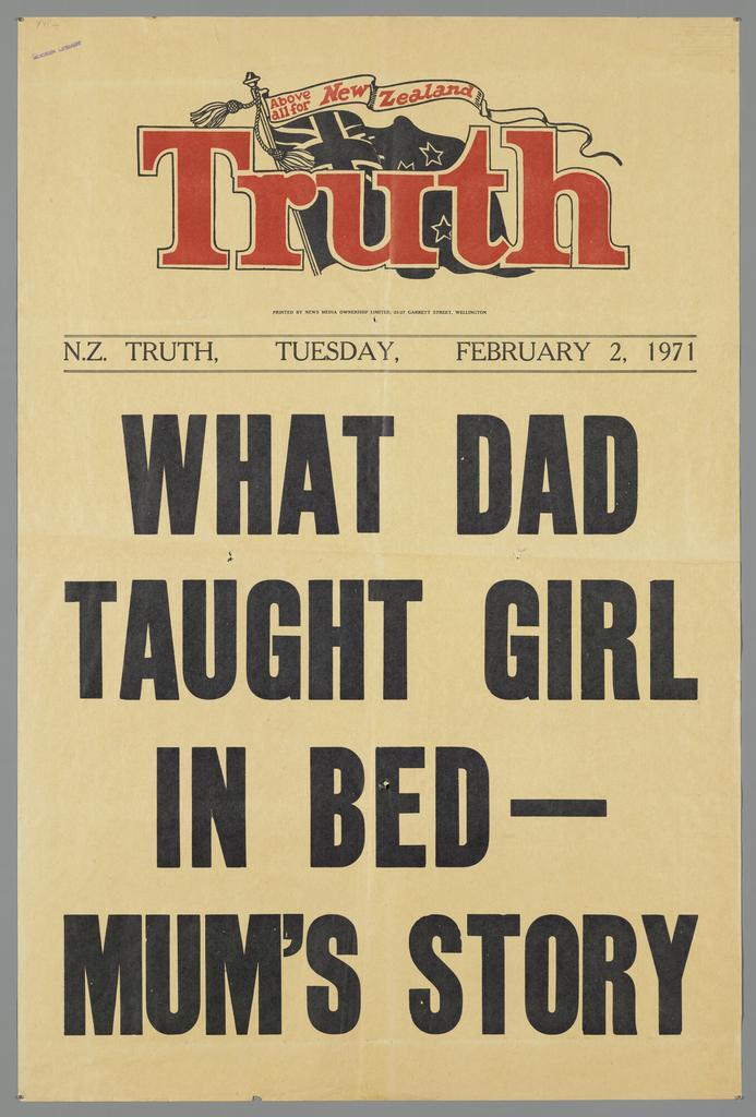 "What dad taught girl in bed - mum's story"
