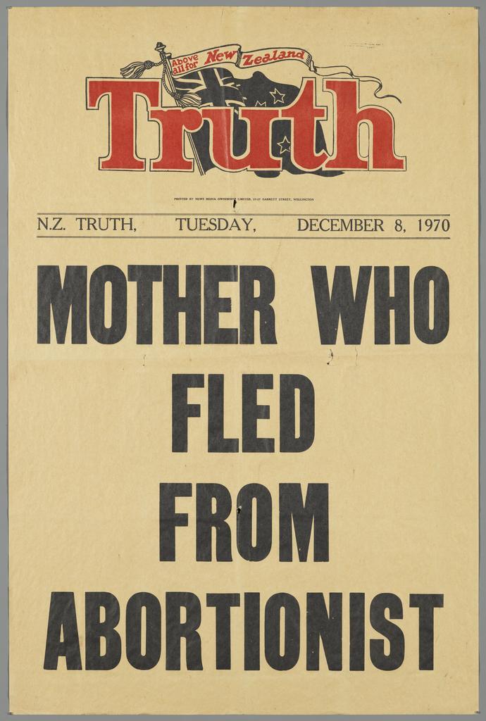 "Mother who fled from abortionist"